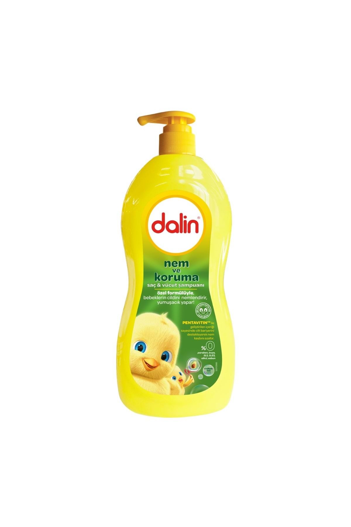 Dalin Bebek Saç & Vücut Şampuanı 700ml Nem Ve Koruma Avakado Özlü (POMPALI) (3 LÜ SET) fotoğrafı 2 (önizleme)