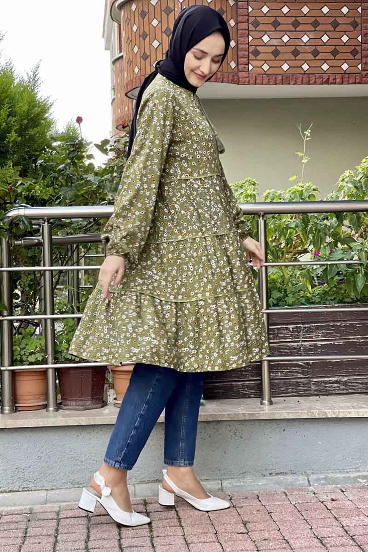 COXO Fashion`s Moda Desenli Tunik