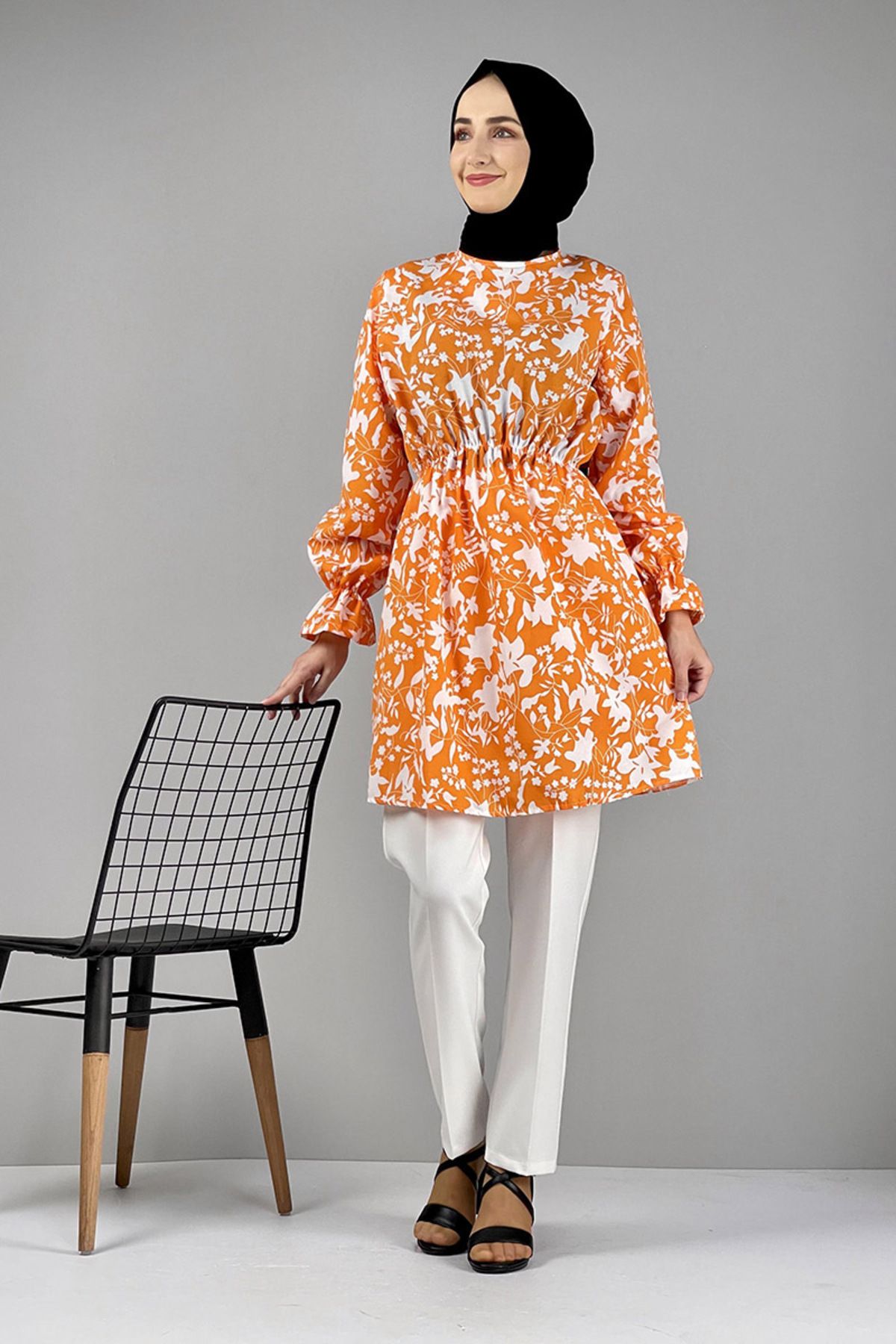 COXO Fashion`s Moda Desenli Tunik