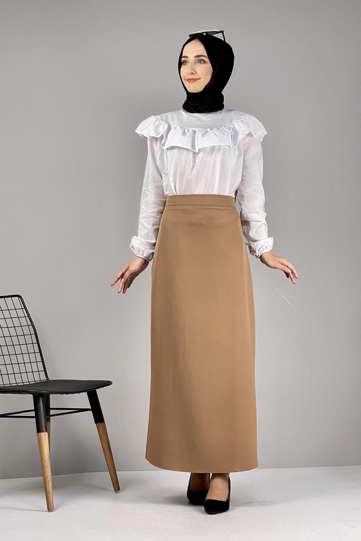 EPSWorld Moda Çizgi Etek