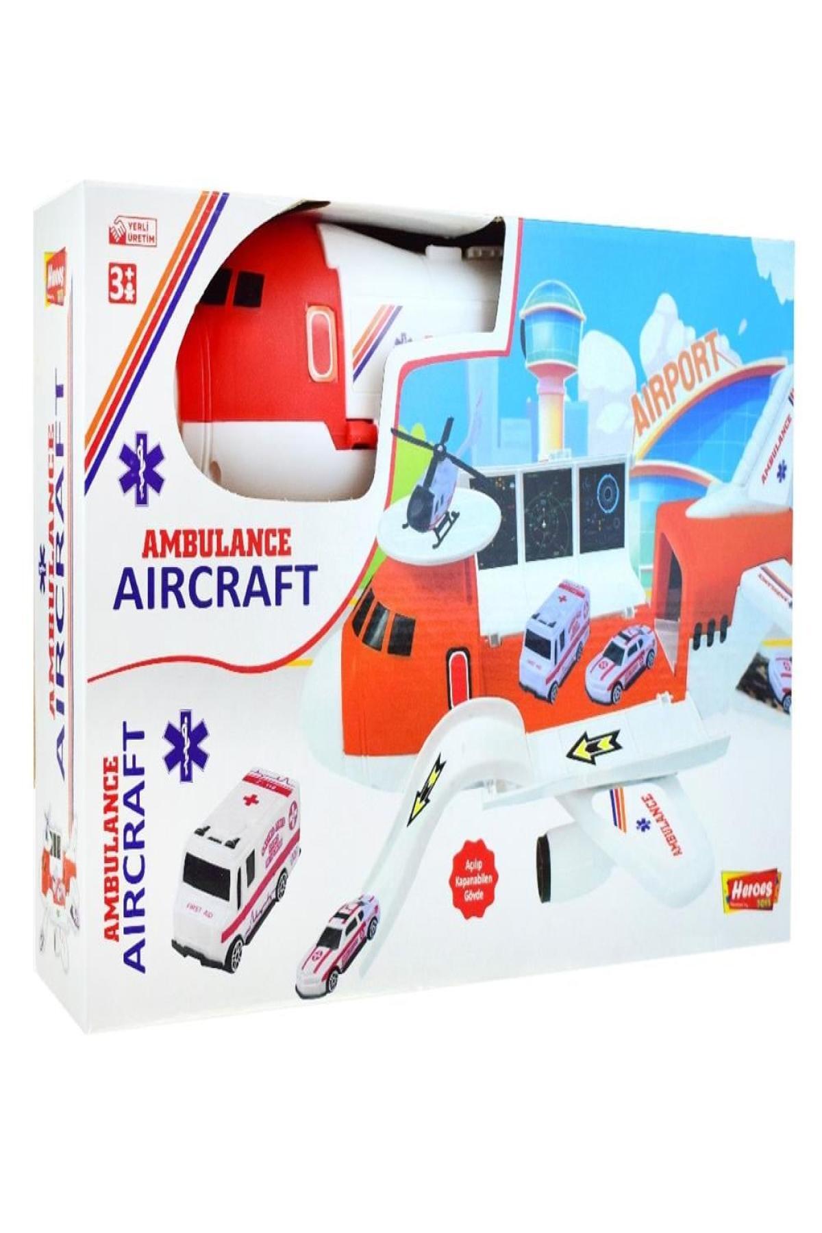 Genel Markalar Heroes Toys Uçak Ambulans Garaj Seti Ern-2009