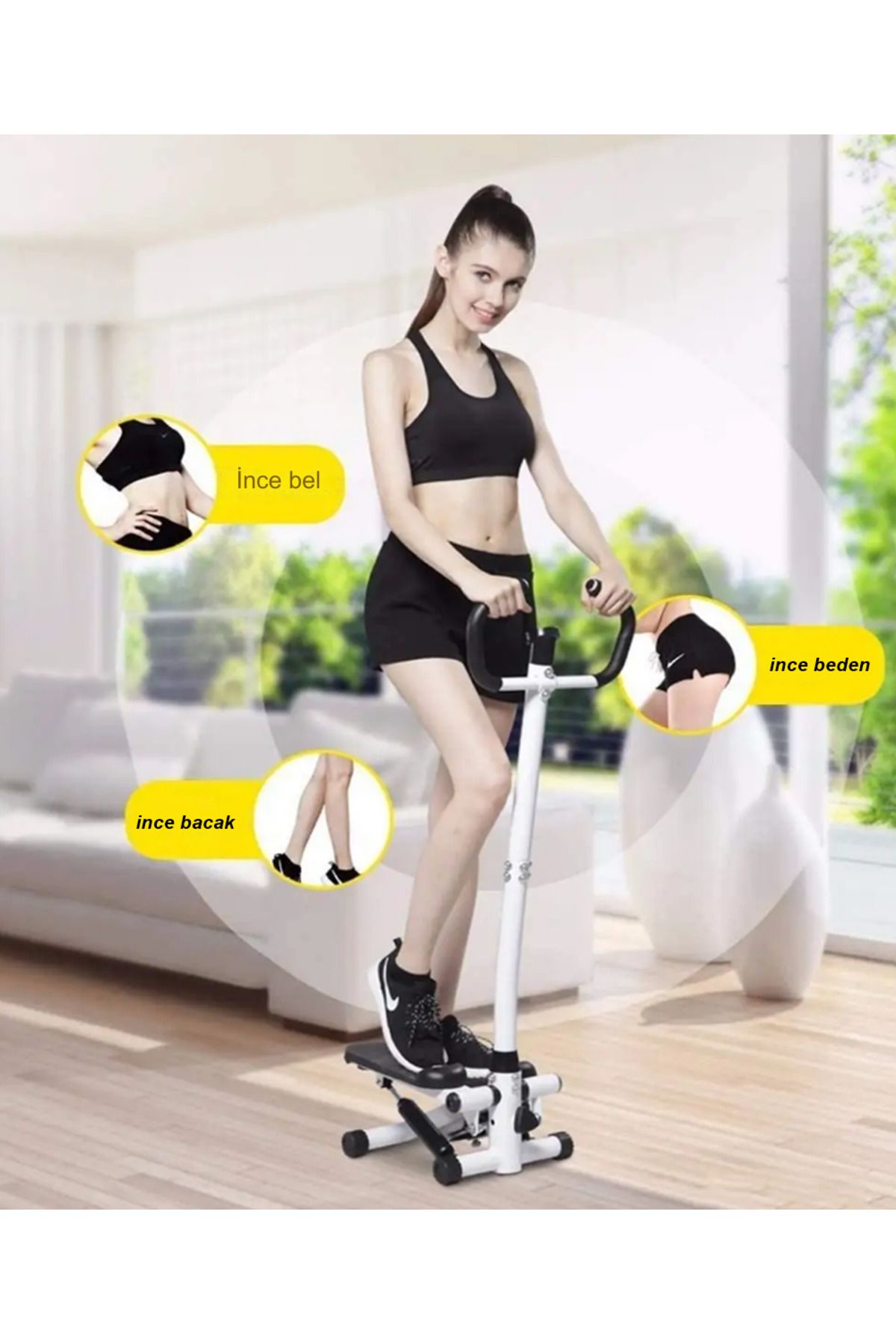POBO-Pb35 Vertical Model Stepper Fitness Twister Stepper Stepper Instrument Exercise Instrument with Rope 8