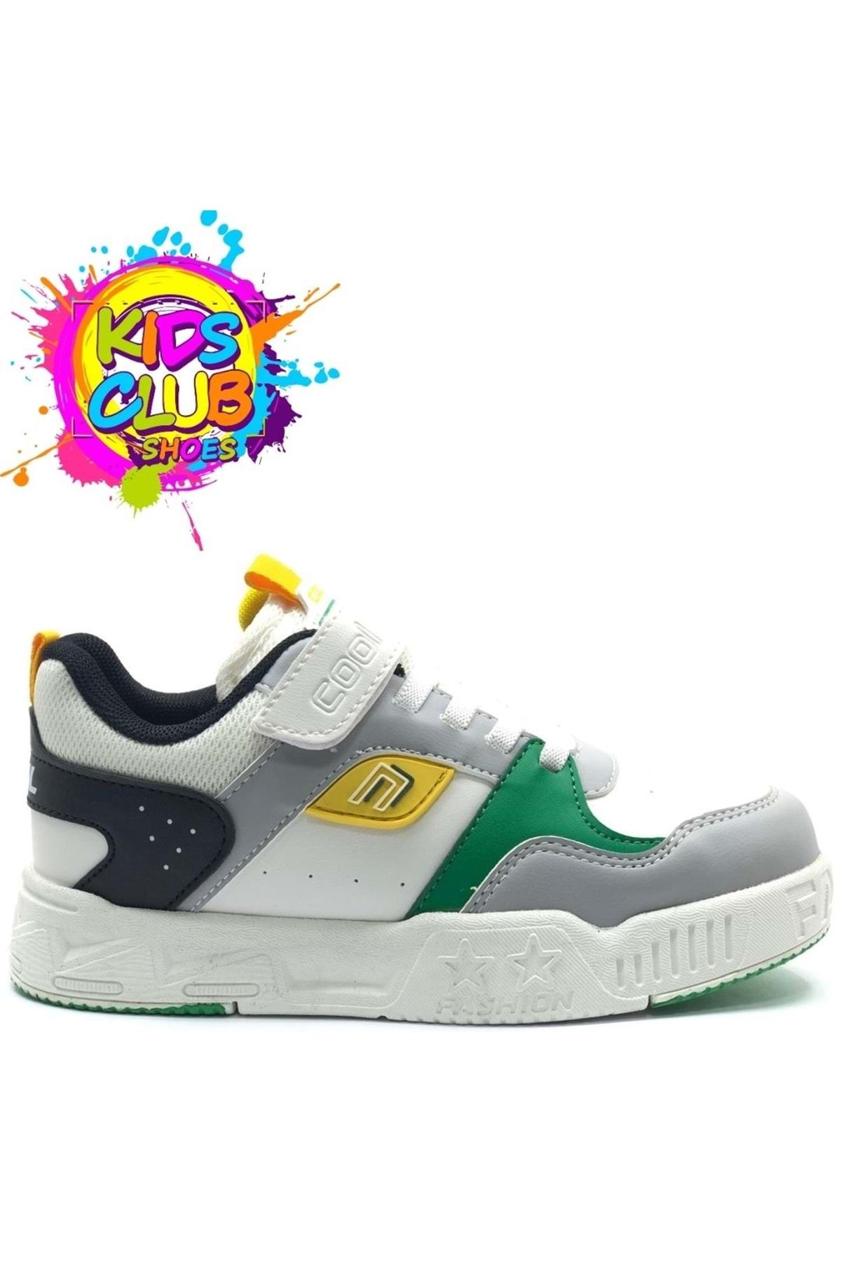 Kids Club Shoes Cool Prax Sneaker Ortopedik Taban Unisex Çocuk Spor Ayakkabı YEŞİL
