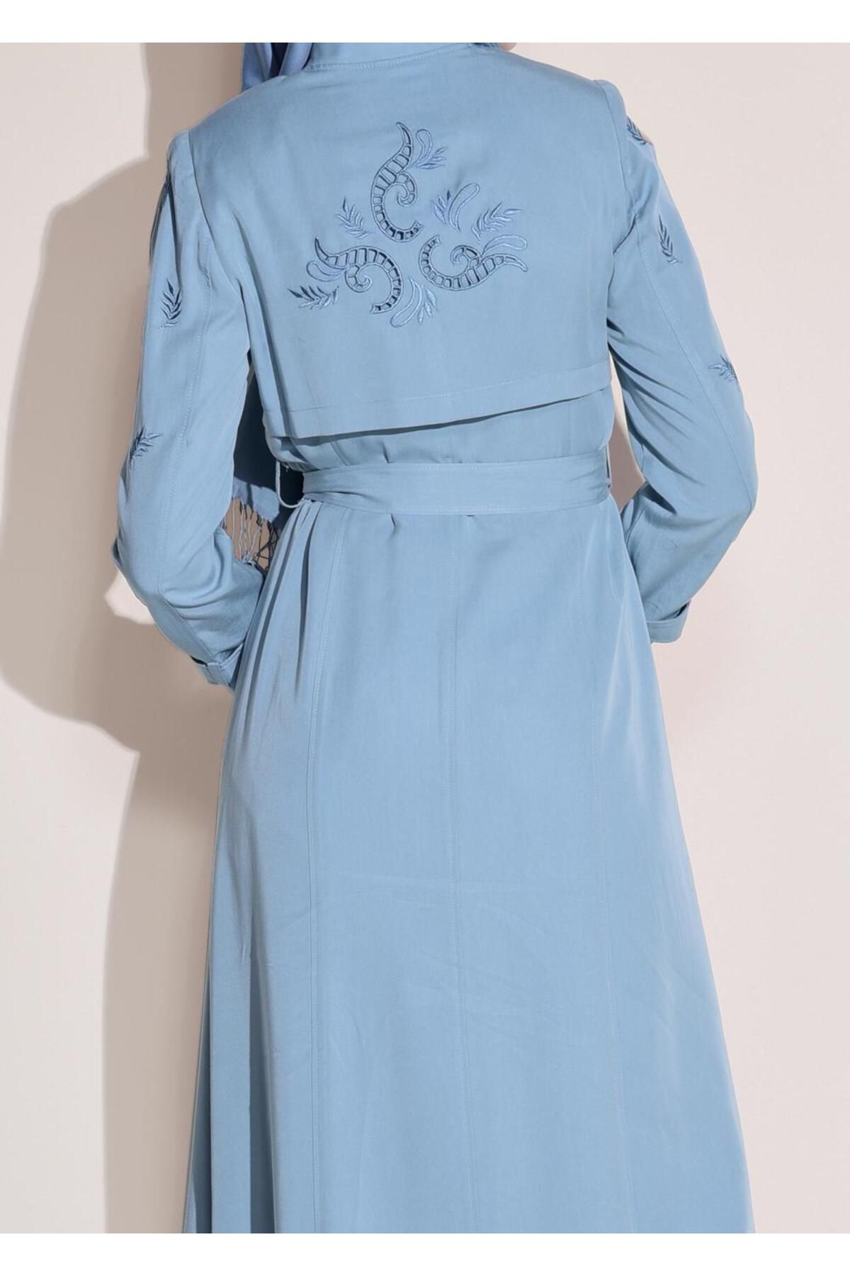 Alvina-Jacket with Pockets and Leaf Print 1228 4