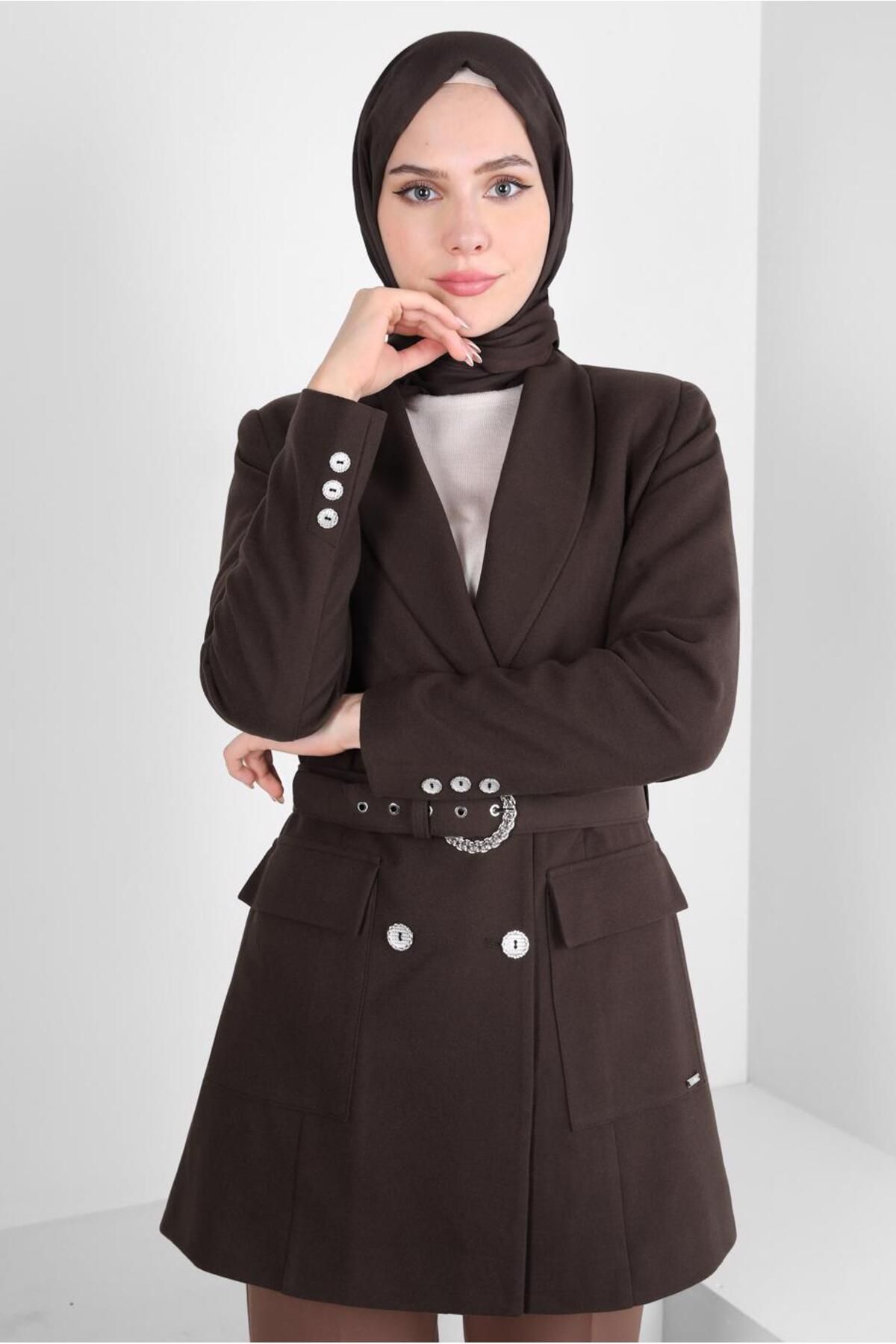 ژاکت کمربندی 44211 Alvina