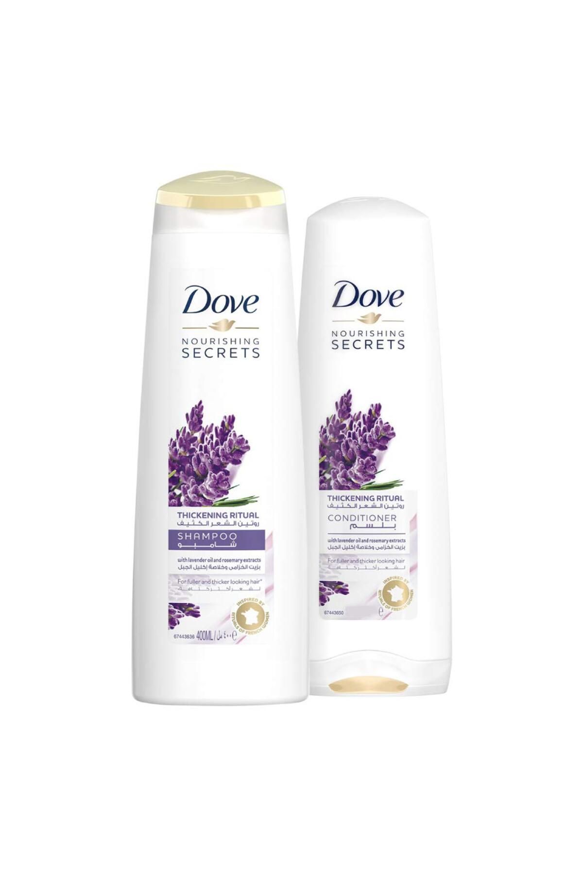 Dove-Dove Thickening Ritual Shampoo Lavender, 400ml + Dove Conditioner, 320ml 1