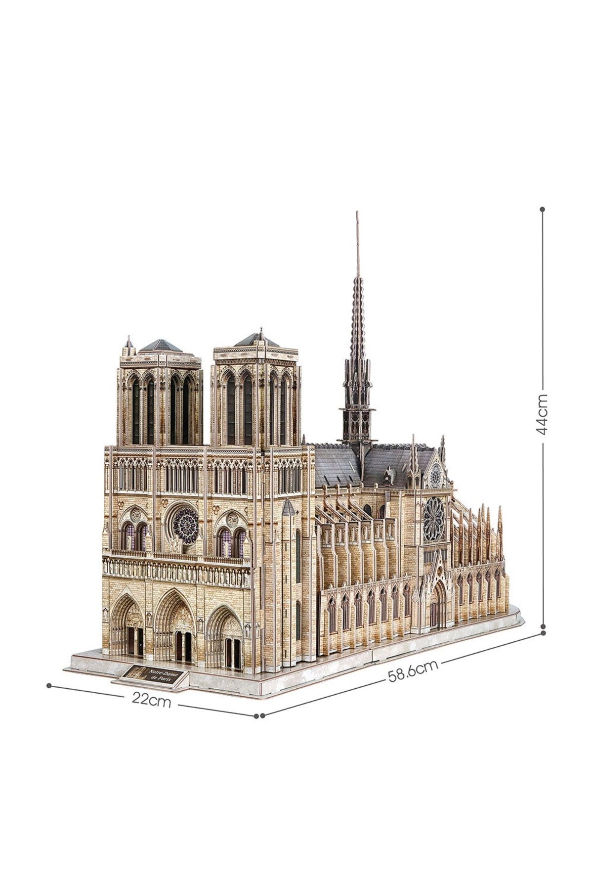 Cubic Fun-Cubic Fun - Puzzle 3D Notre Dame (Nivel Complex 293 Piese) 3