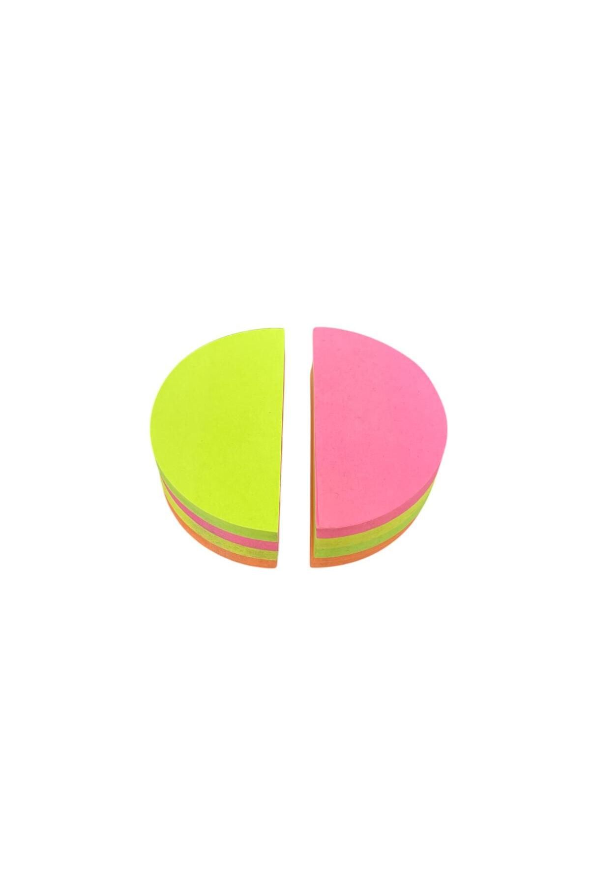Uhu-Neon Colored Adhesive Note Paper 200 Yp. Set of 2 4