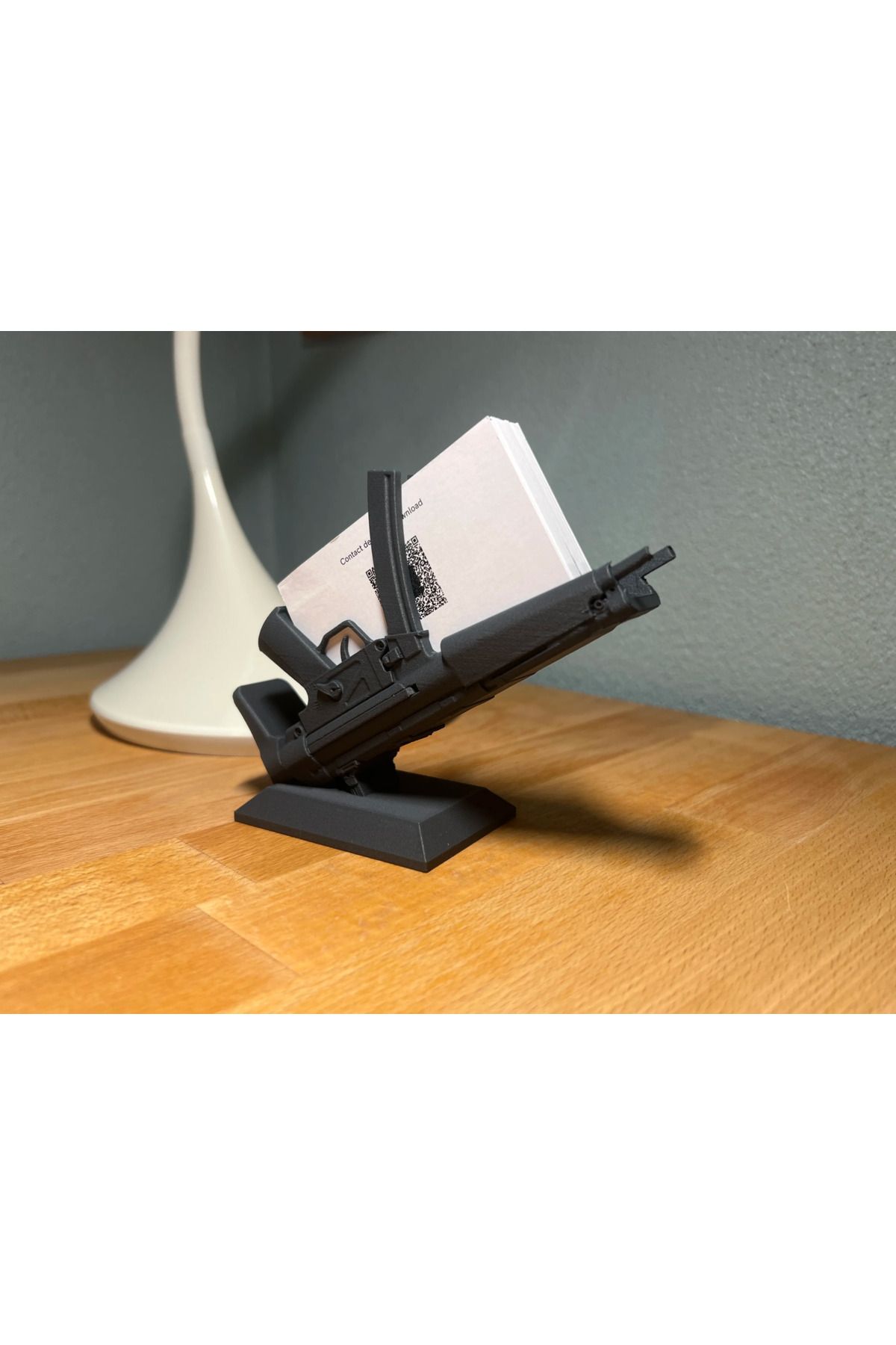 three3dprints Kartvizitlik Masa Üstü Ofis MP5 Tasarım Siyah