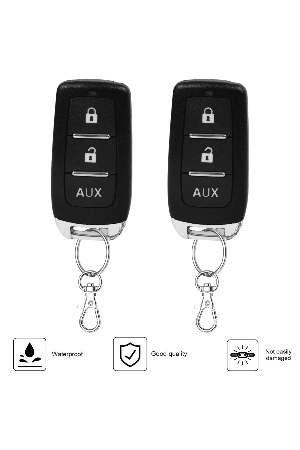 3XR-Car Keyless Entry System – Remote Lock/Unlock, Trunk Release, Window Closer, Universal, Light Flash 6