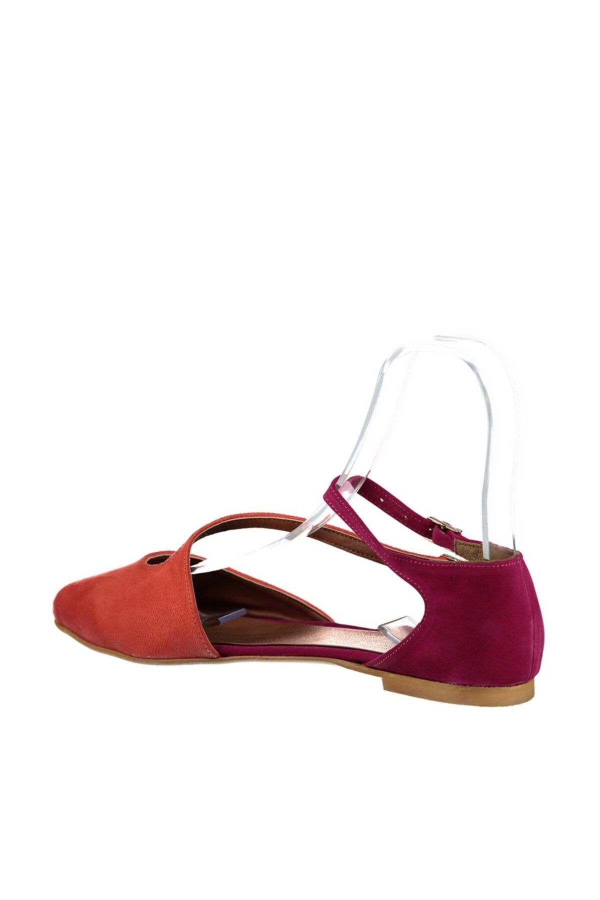 Fox Shoes-Balerini de damă portocaliu/fucsia D 726016902 5