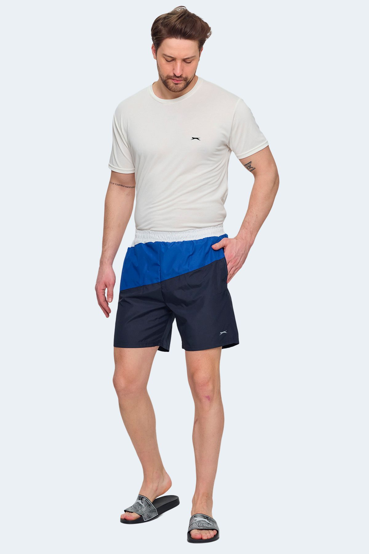 Slazenger-Rohan Men's Shorts - Purple / Blue 4