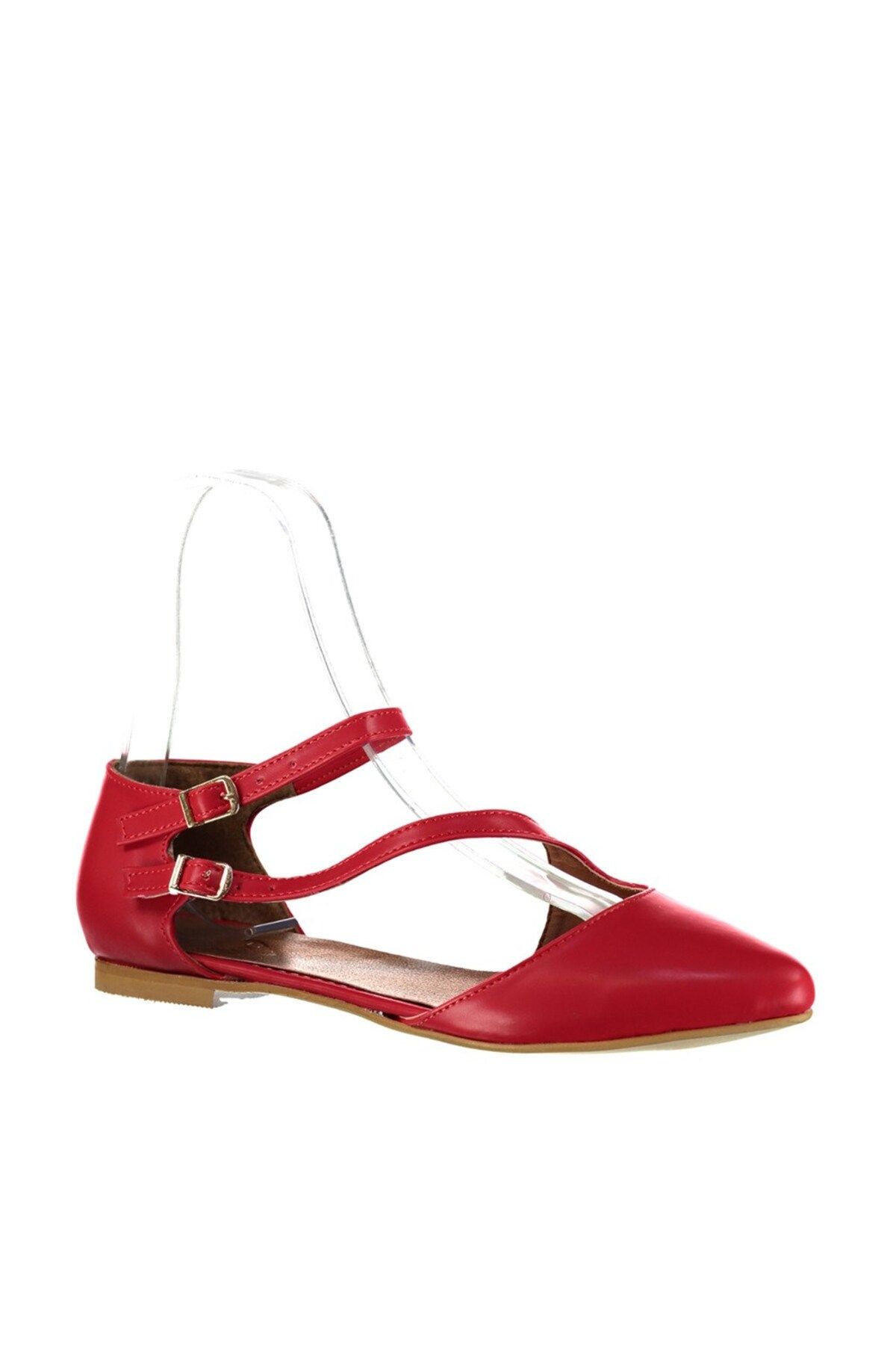Fox Shoes-Червоний жіночий бабет D726016909 3