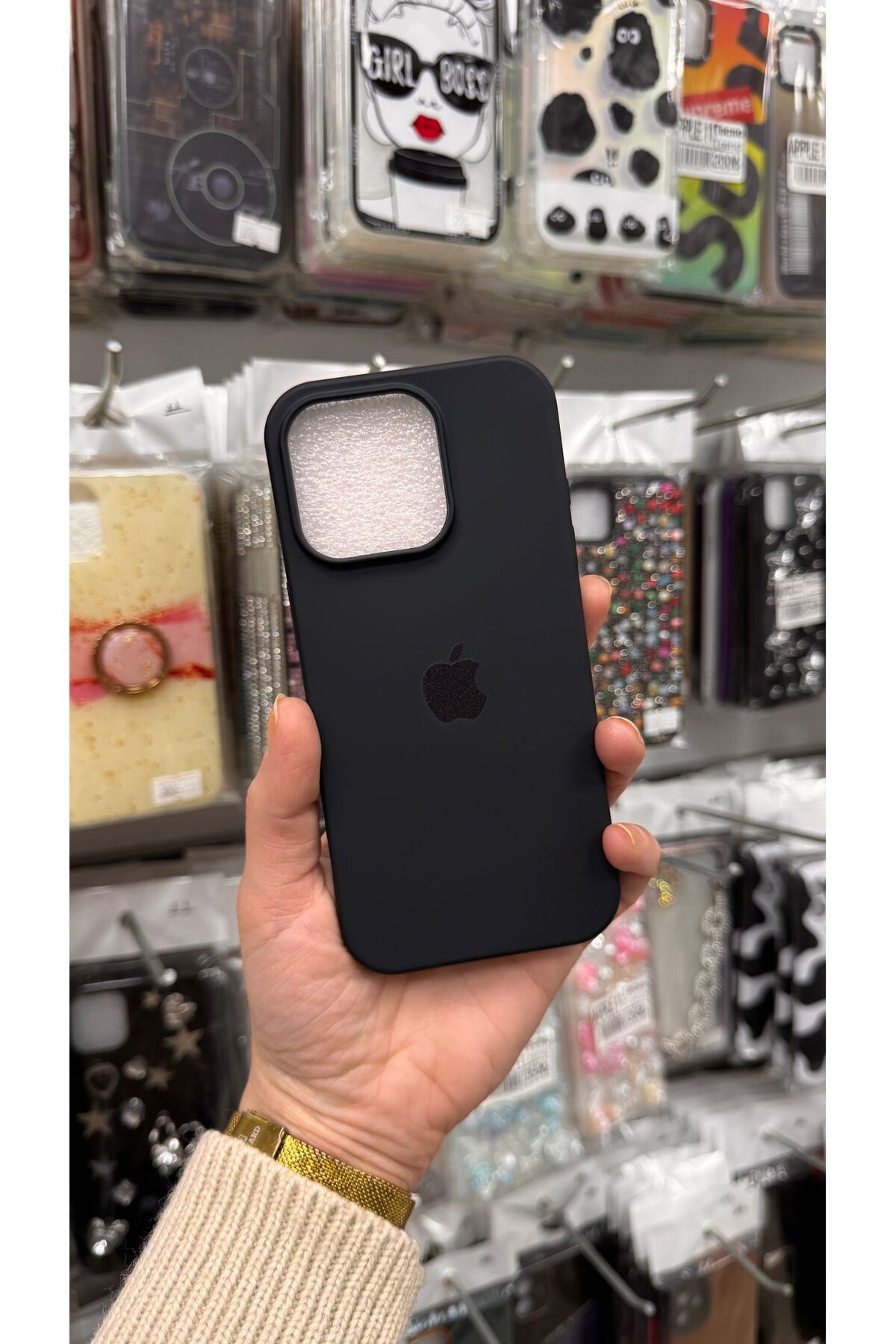 TECNOTREND Apple iPhone 16 PRO Içi Kadife Lansman silikon kılıf