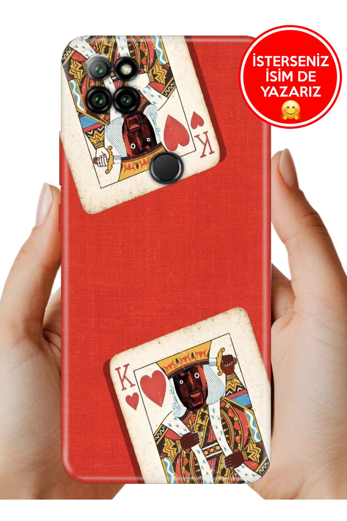 Cekuonline Casper Via E30 Kılıf Baskılı Life Style Kapak Silikon King OFF