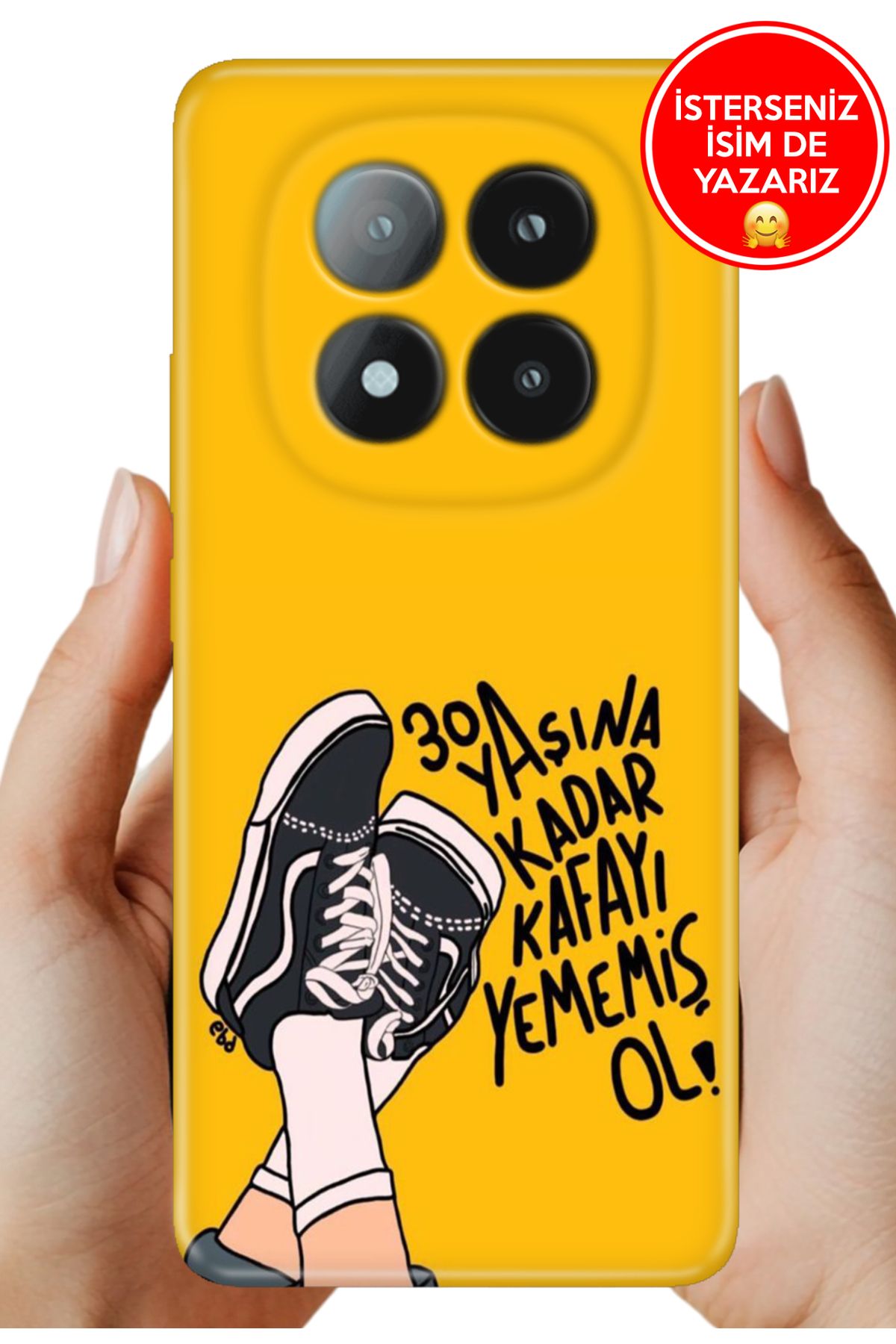 Cekuonline Redmi Note 14 Pro+ Plus Kılıf Baskılı Life Style Kapak Silikon 30 Yaşına Kadar