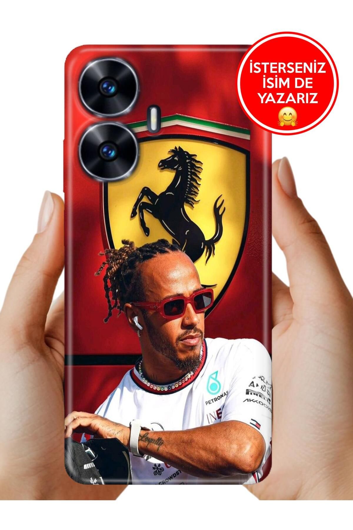 realme C55 Kılıf Baskılı Life Style Kapak Silikon Hamilton999