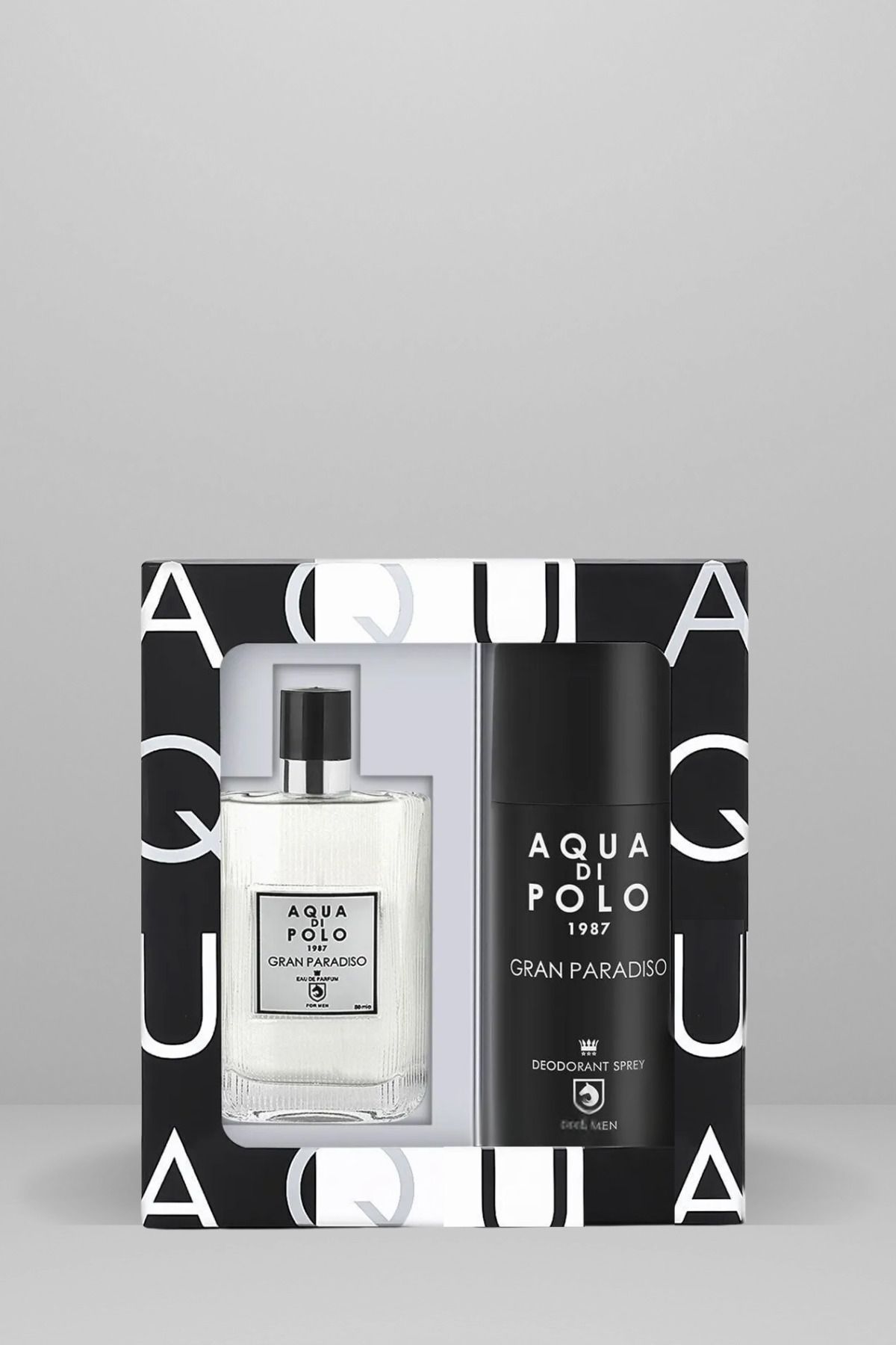 ست دئودورانت اسپری اسپری مردانه Gran Paradiso Aqua Di Polo 1987