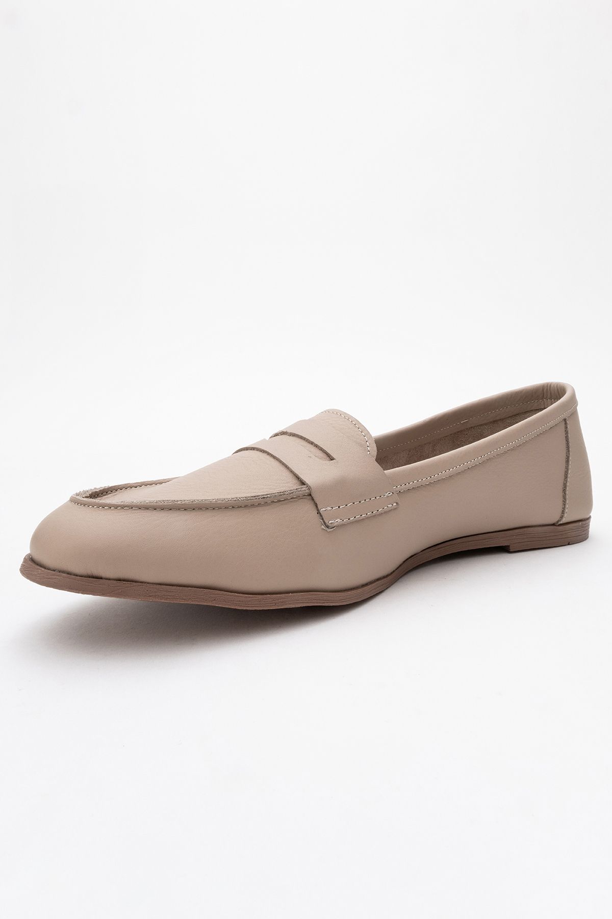 لوفر چند رنگ زنانه F02 Biskuvi Skin Babet اورجینال luvishoes