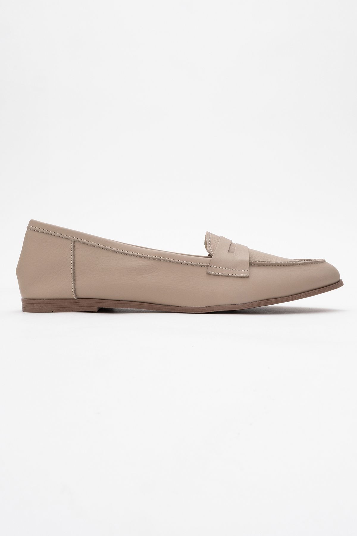 لوفر چند رنگ زنانه F02 Biskuvi Skin Babet اورجینال luvishoes