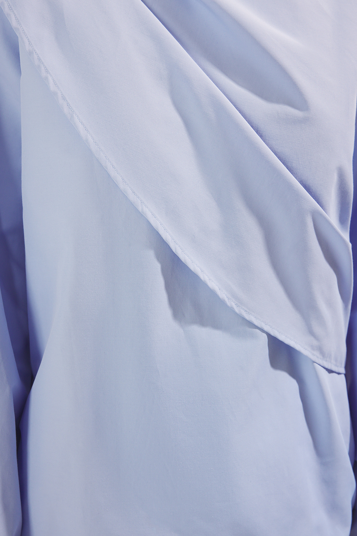 Trendyol Modest-Blue Terrycotton Shawl Detailed Woven Tunic Tctss25Uk00012 3