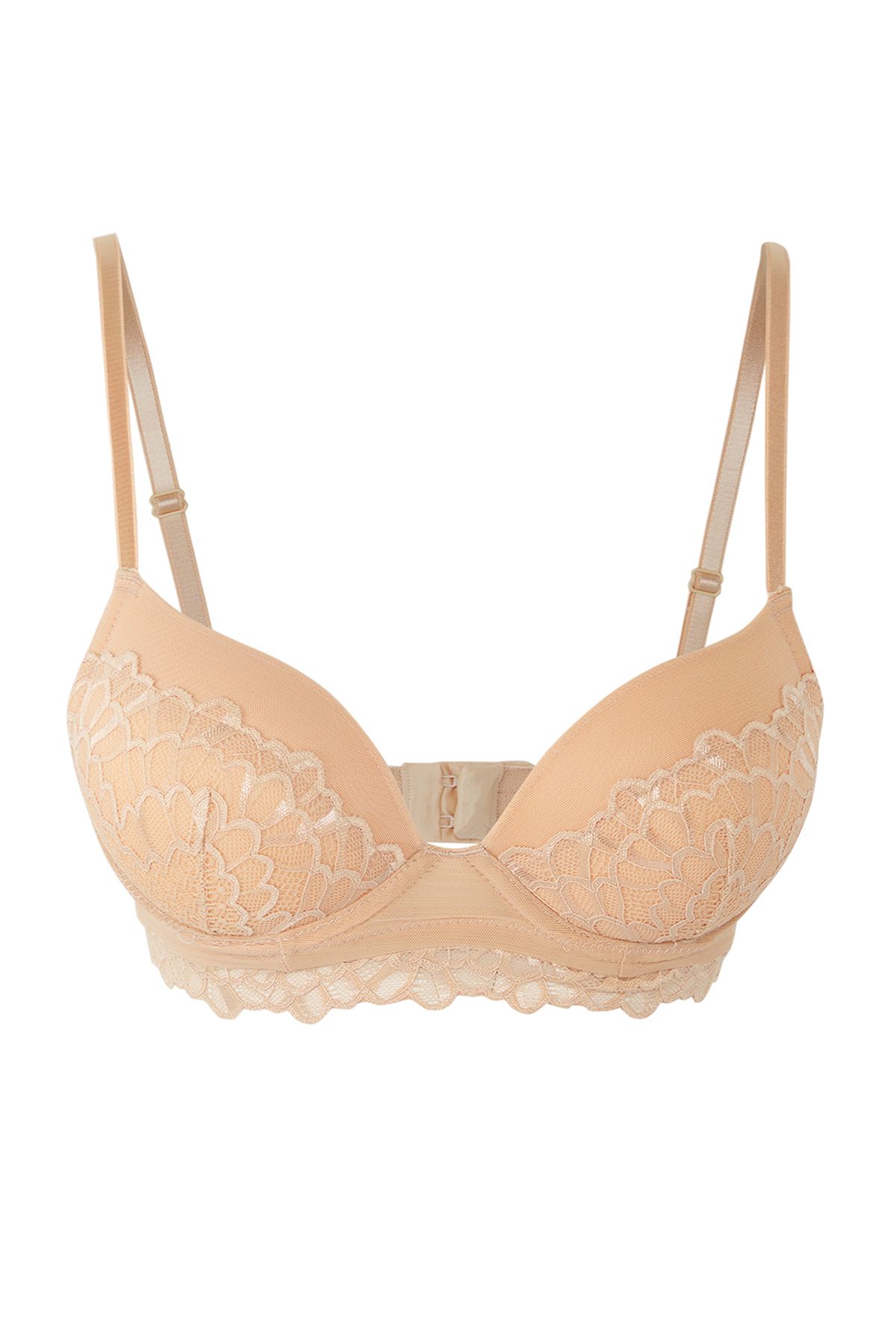 Trendyol Collection-Skin Lace Extra Padding/Push-Up Strap Knitted Bra Thmss25Su00038 5