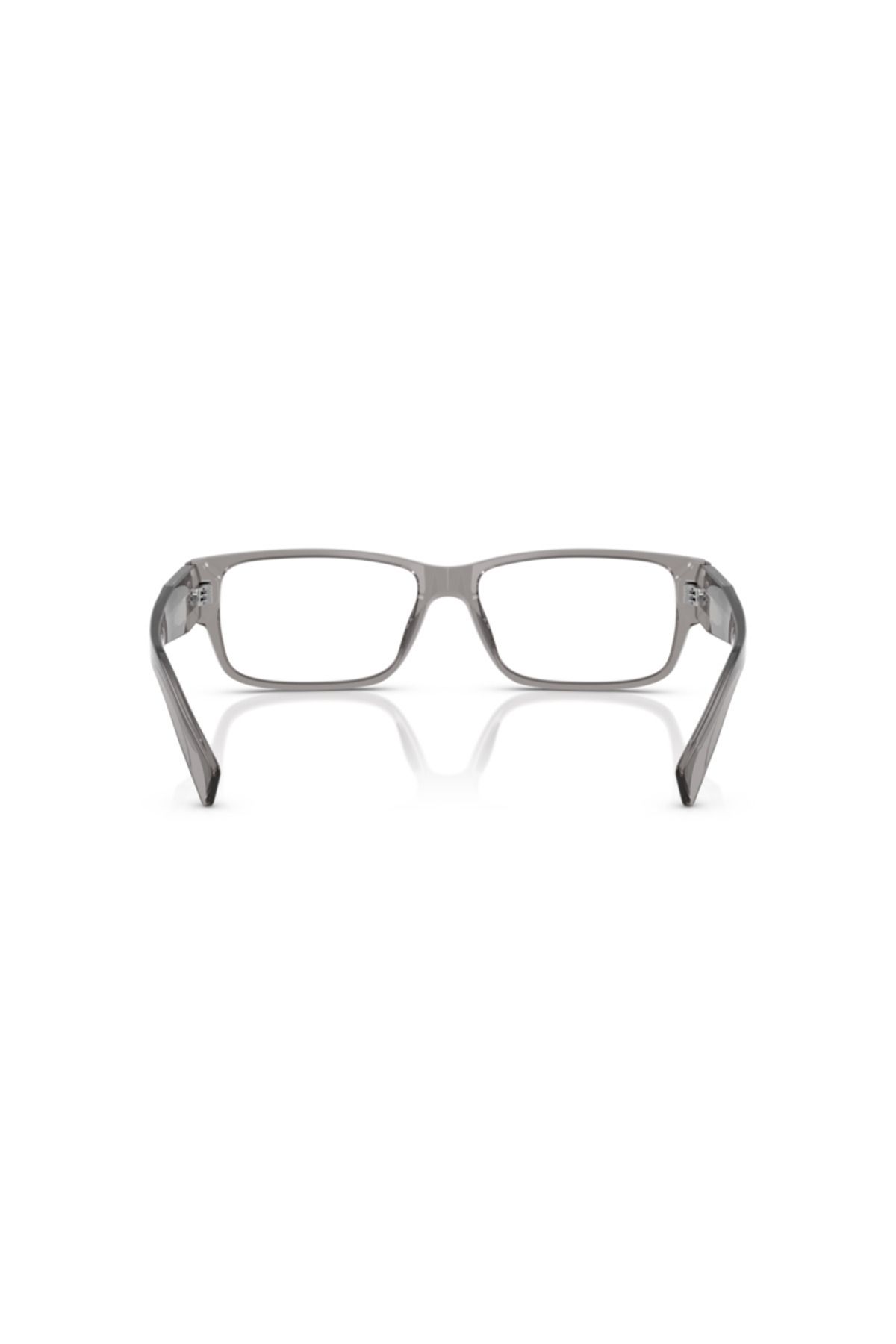 Prada-Man Rectangle Eyeglasses- Pr B09v - Lense Size:55mm - Transparent Grey 3