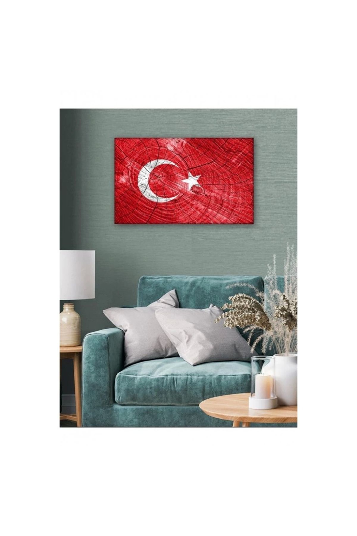 Diji Baby Kanvas Tablo Türk Bayrağı (Al Bayrak)