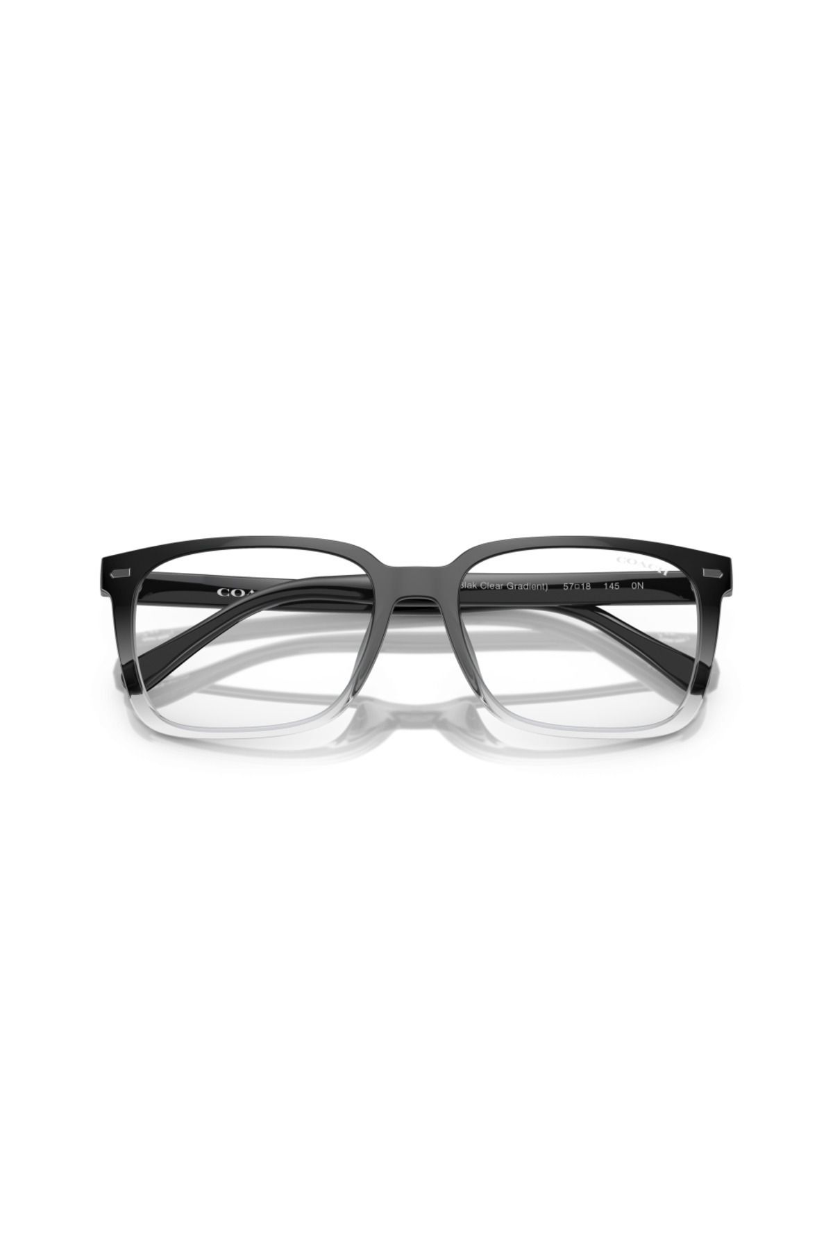 Coach-Man Rectangle Sunglasses- Hc 8357u - Lense Size:57mm - Black Clear Gradient 3
