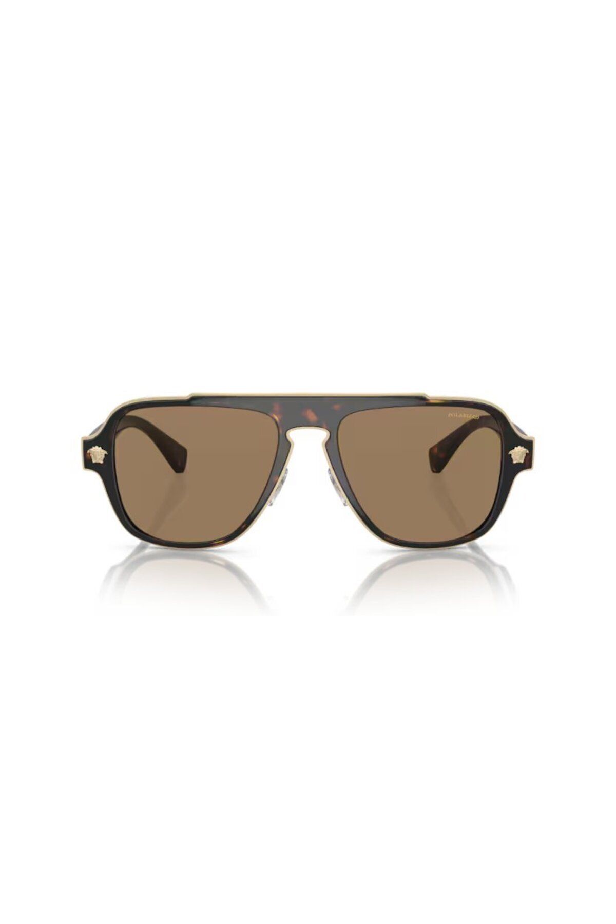 Versace-Man Irregular Sunglasses- Ve 2199 - Lense Size:56mm - Havana 4