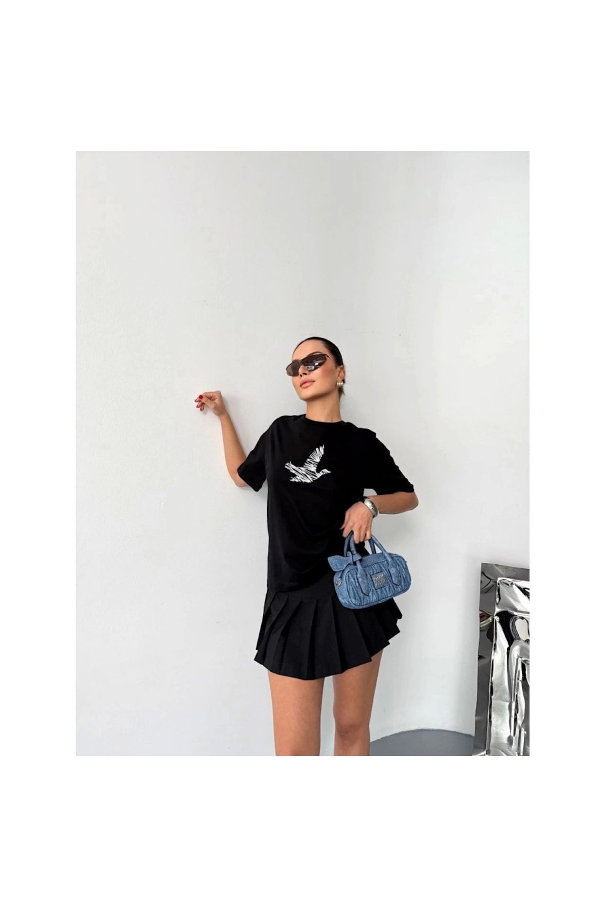 Marsilyan - Kısa Kol Baskılı Tshirt