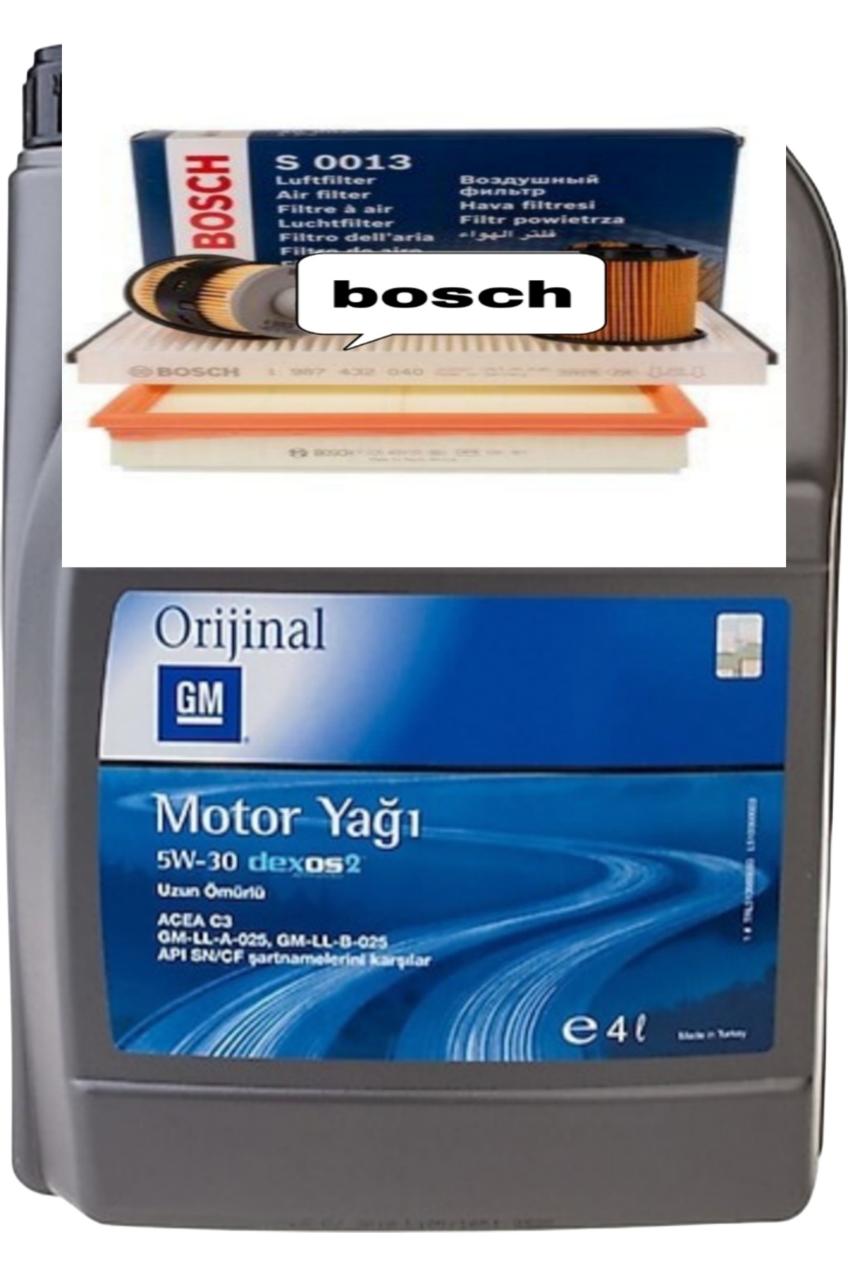 FILTER-SET INSPEKTIONS-PAKET +5L 5W30 MOTOR-ÖL 1.4-2.0 OPEL ZAFIRA A ASTRA G +H