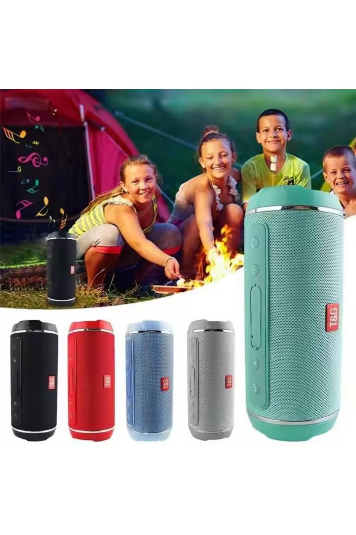 Generic-Splashproof Portable Bluetooth Speaker Black Computer Subwoofer USB Small Speaker 6