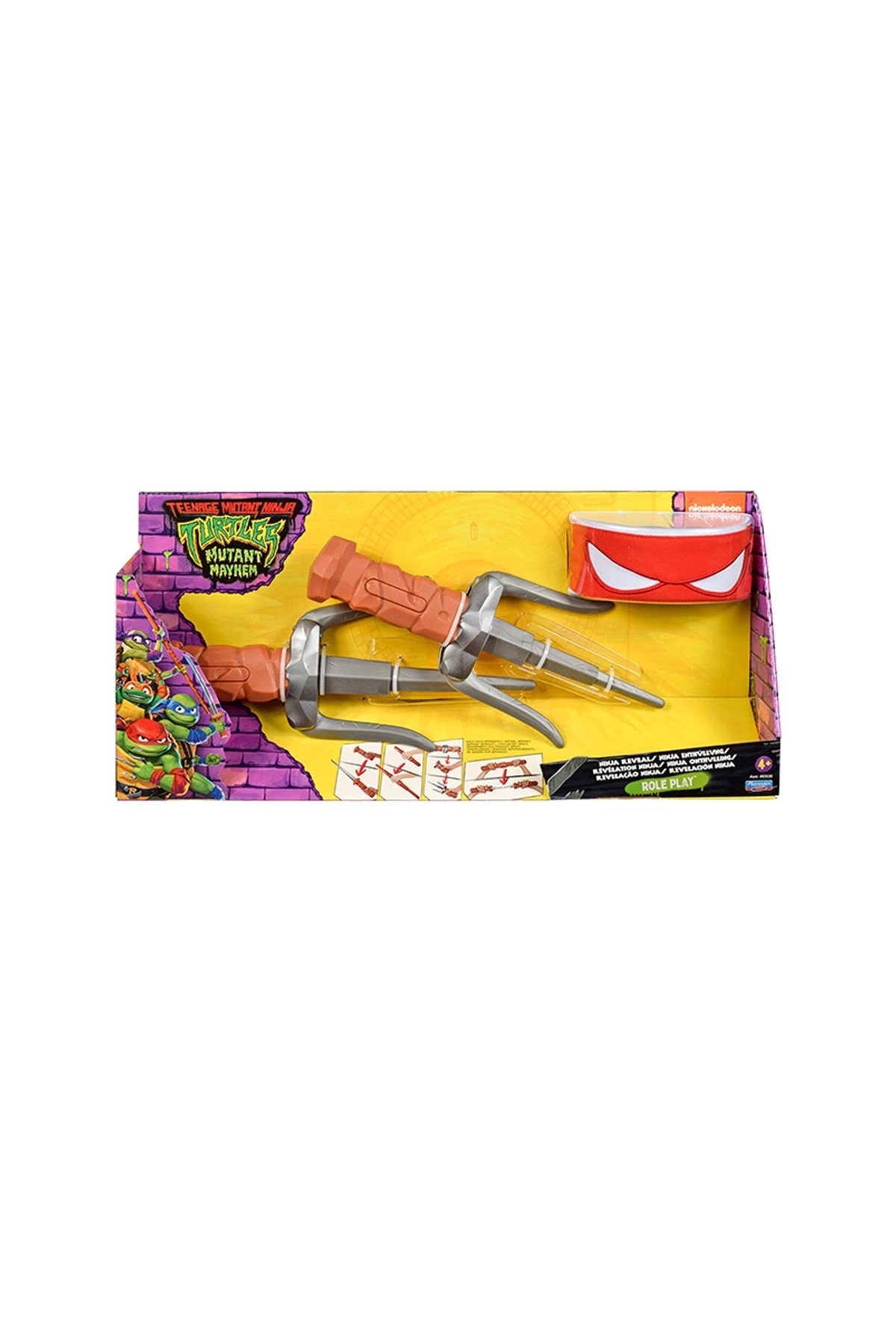 mash様 キッド GIOCHI PREZIOSI Teenage Mutant Ninja Turtles RAPHAEL KIRMIZI MASKE