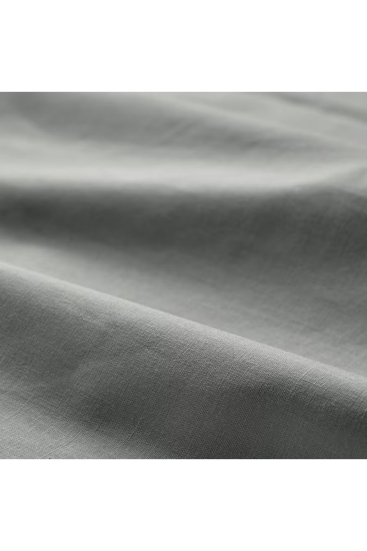 IKEA-ملاءة سرير DVALA رمادية فاتحة مقاس 120×200 سم - قطن 100%، ناعمة ومتينة وجيدة التهوية 6