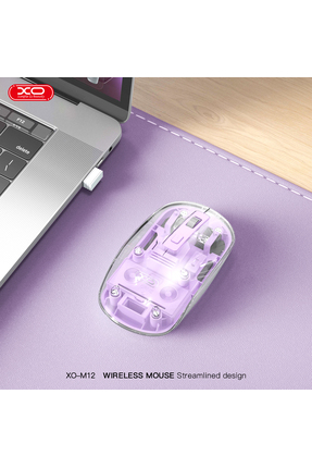 Xo Şeffaf Tasarım Renkli Alt Yüzey TYPE-C Şarj 300 Mah Dahili Bataryalı Şarjl...