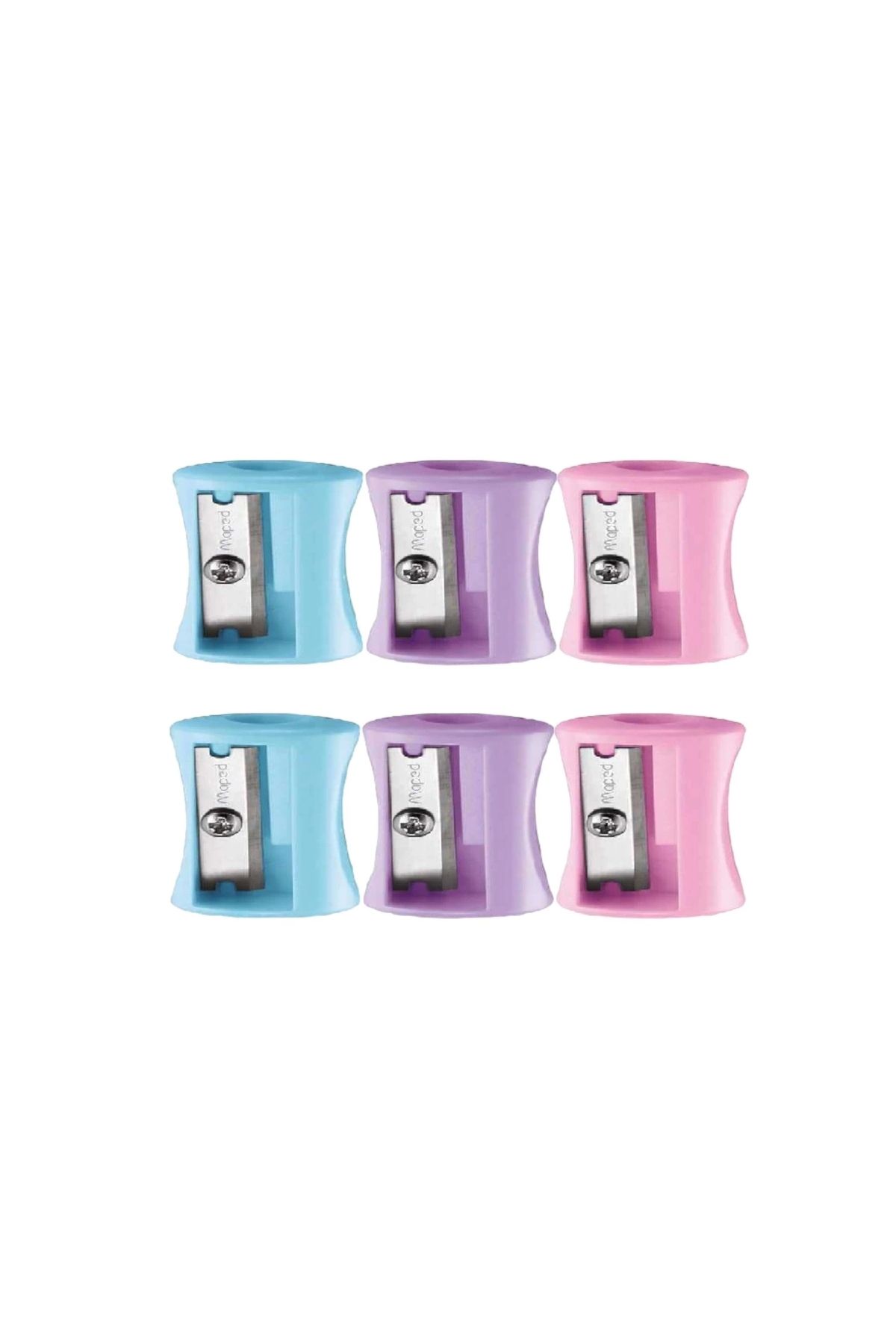 Maped-Vivo Pastel Single Hole Pencil Sharpener - 6 Pieces 1