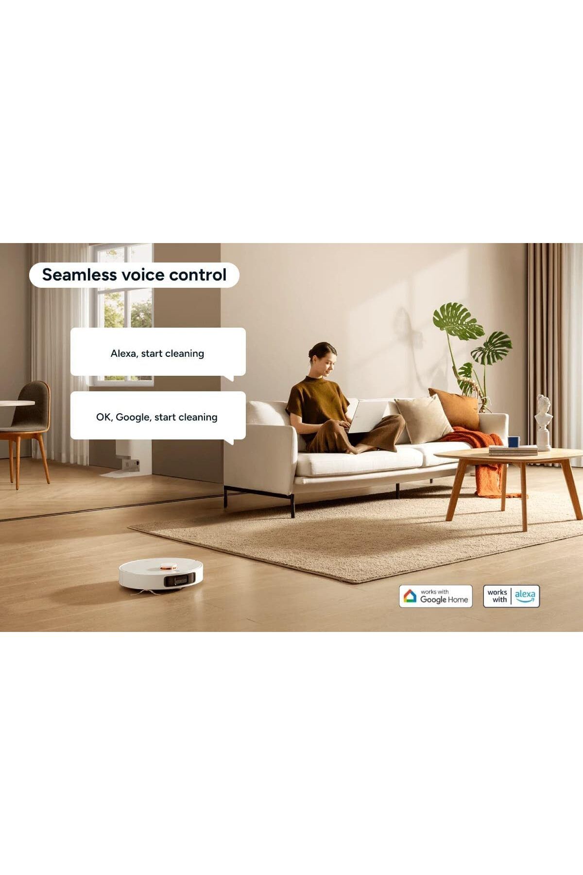 Xiaomi-Xiaomi Robot Vacuum X20+ With All-In-One Smart Base Station 6000Pa Suction Power 7