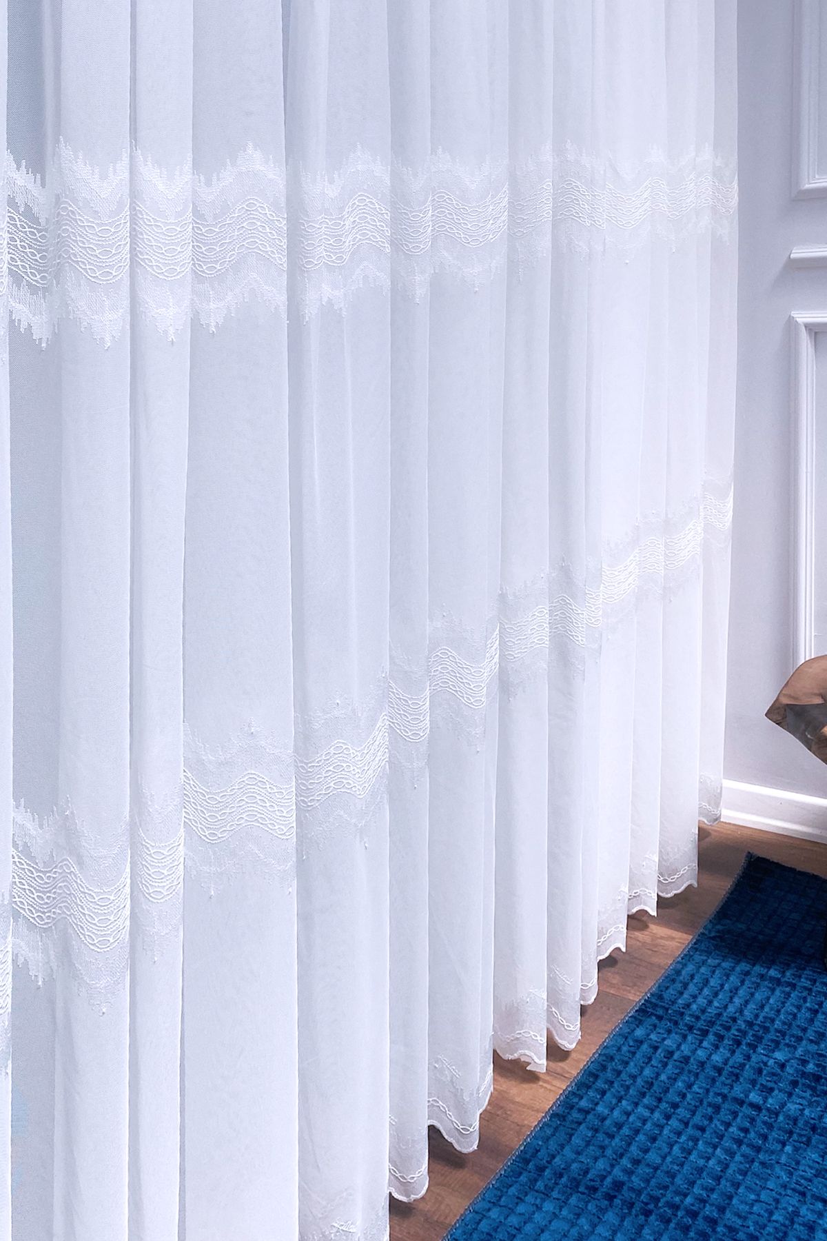 Payidar-Salon Odama Straight Avangard Brillant New Season 2025 1/2 Normal Pile Tulle Curtain Pastr 4