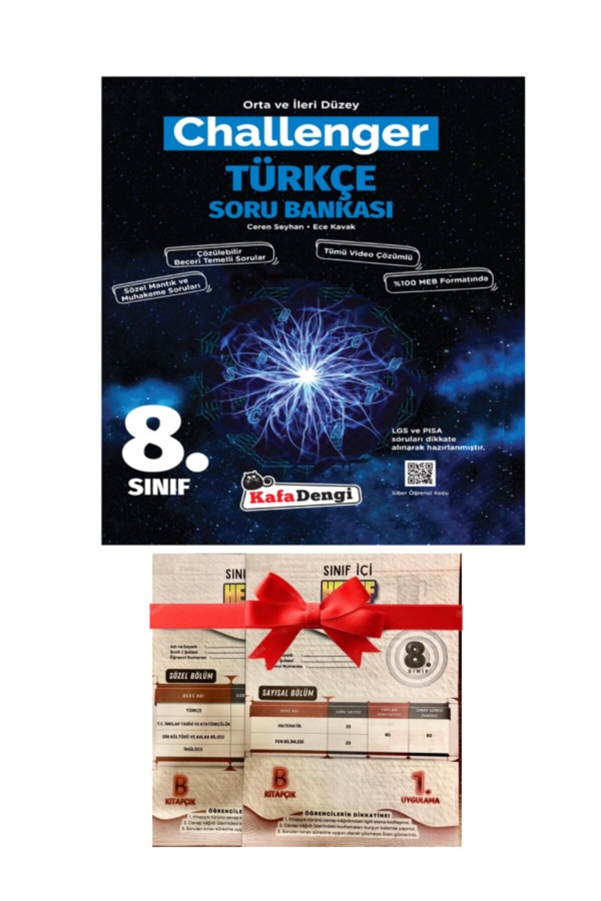 Kafa Dengi Yayınları 8.SINIF CHALLENGER TÜRKÇE SORU BANKASI KAFA