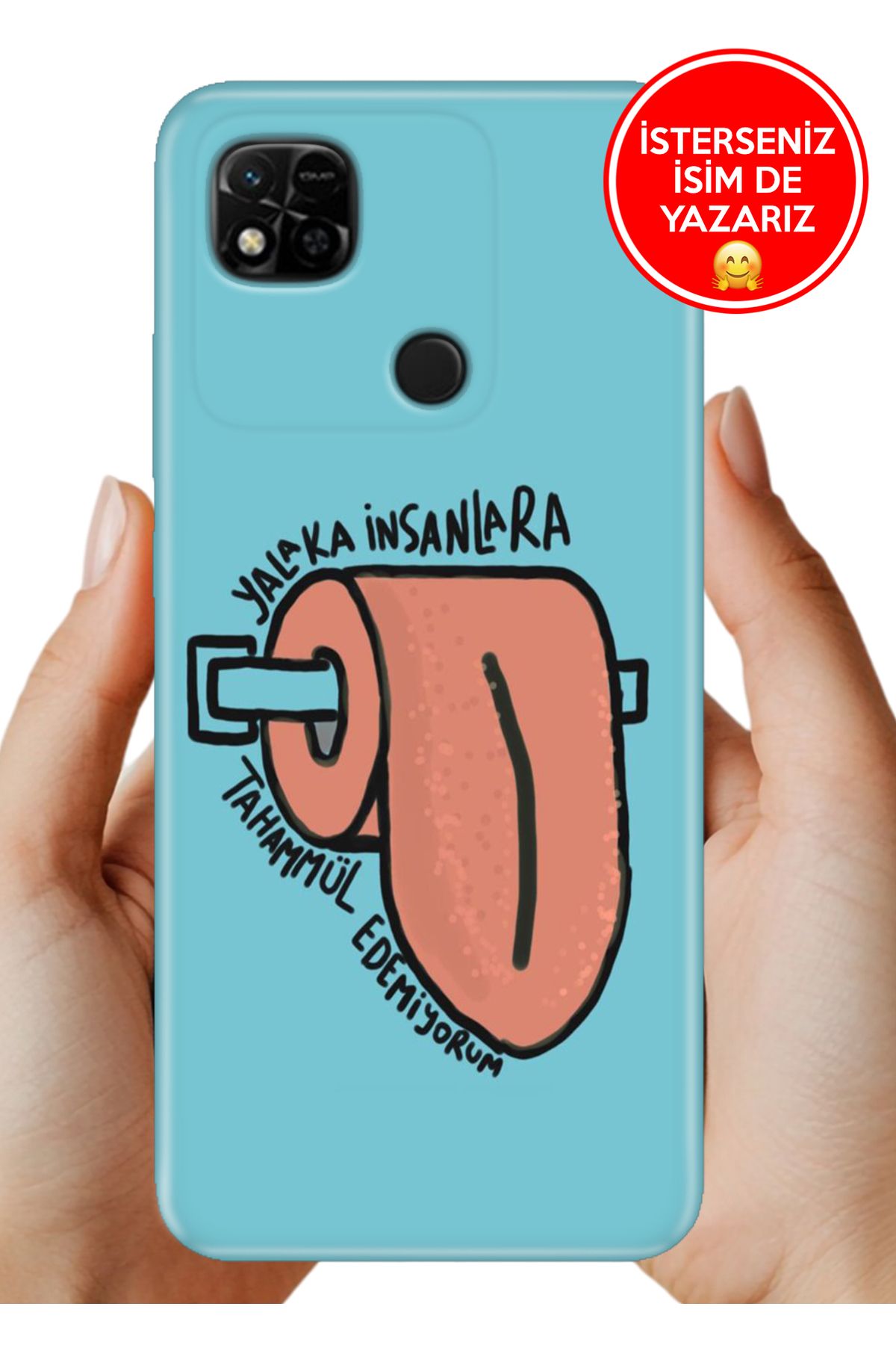 Cekuonline Xiaomi Redmi 10A Kılıf Tam Rubber Esnek Silikon Full Koruma Tahammül