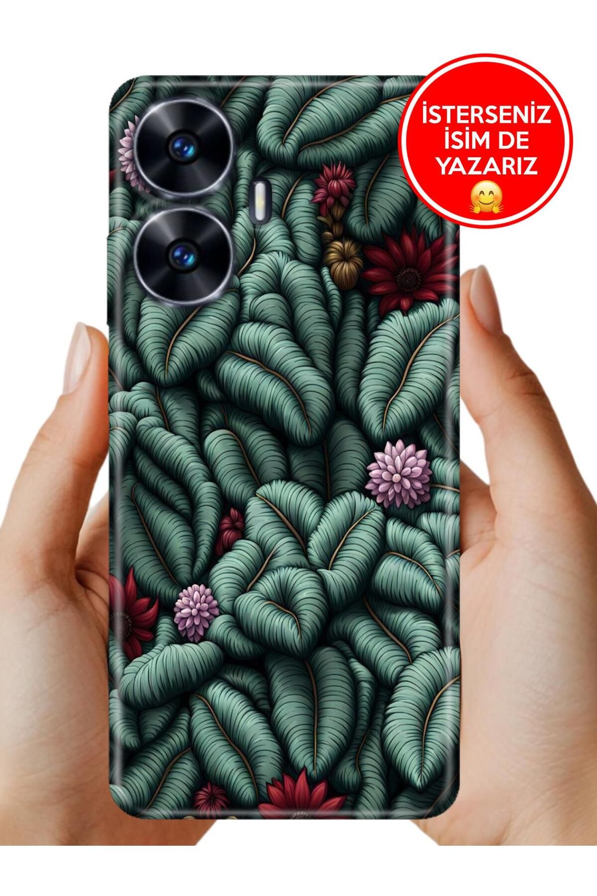 realme C55 Kılıf Desenli Baskılı TR-Üretim Kapak Silikon Honolulu