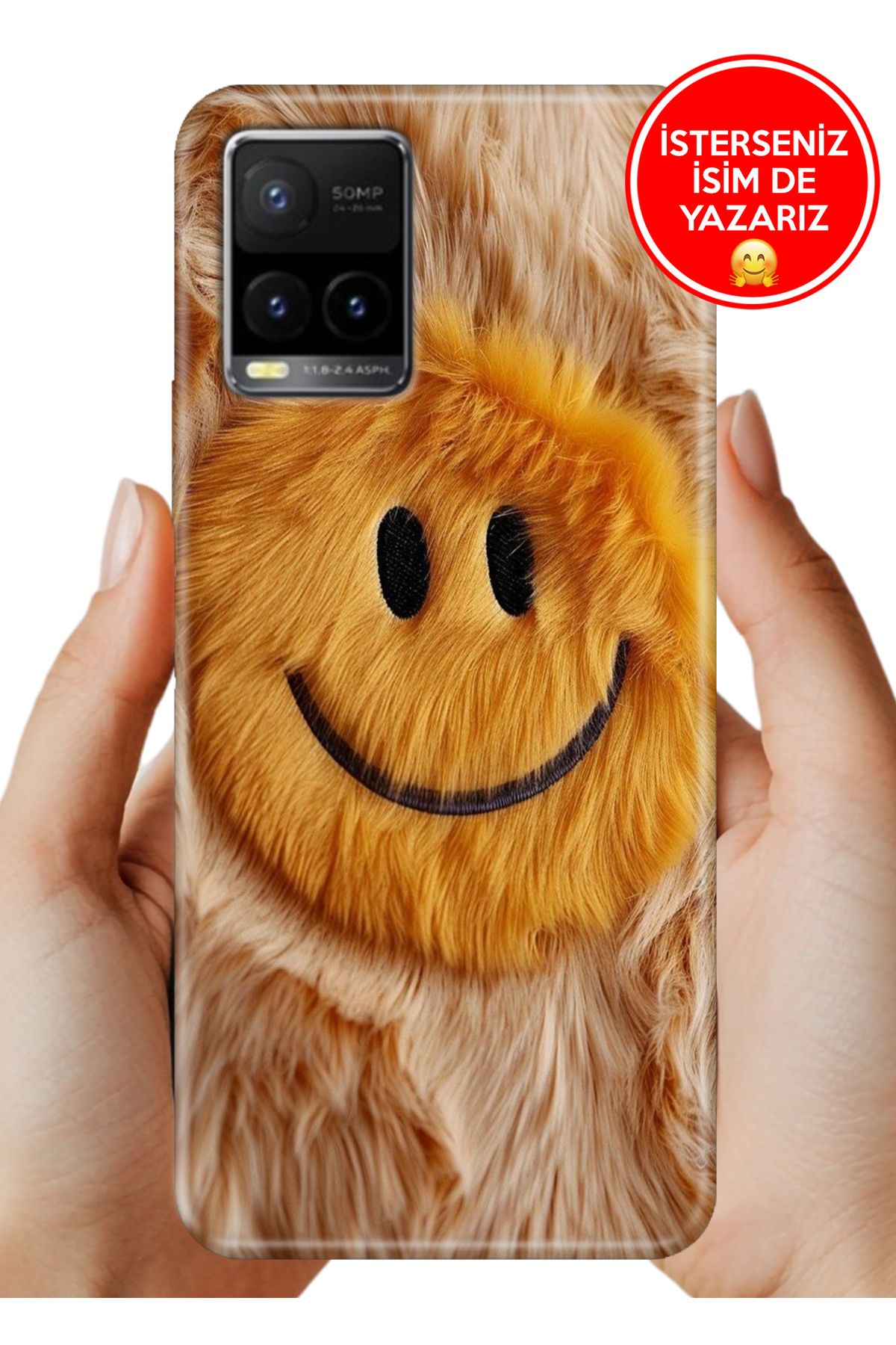 Cekuonline Vivo Y32 / Y33S Uyumlu Kılıf Baskılı Life Style Kapak Silikon GülenSurat 333
