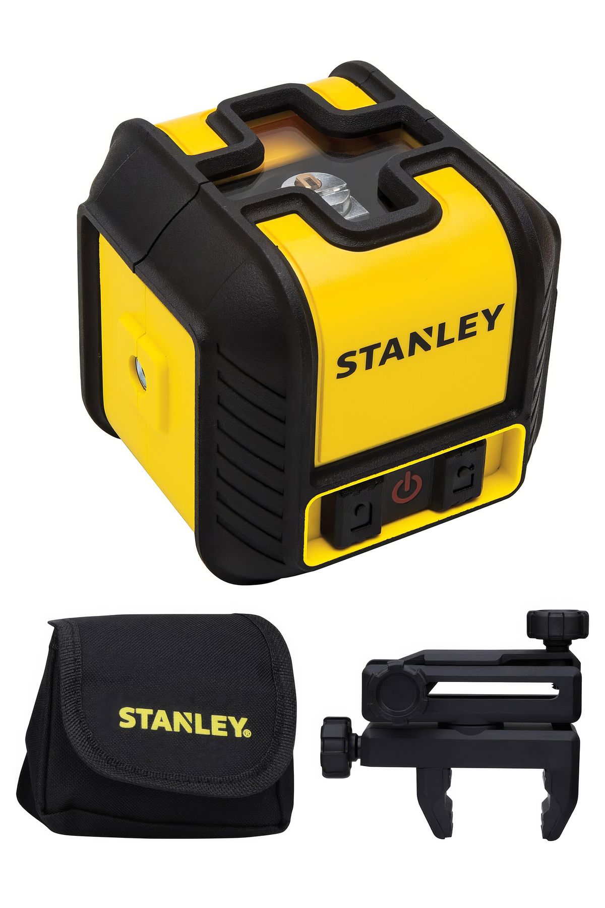 Stanley-Cross Line Cubix Laser Level Red Beam - Range 12M - Level 4 Degree, Stht77498-1 1