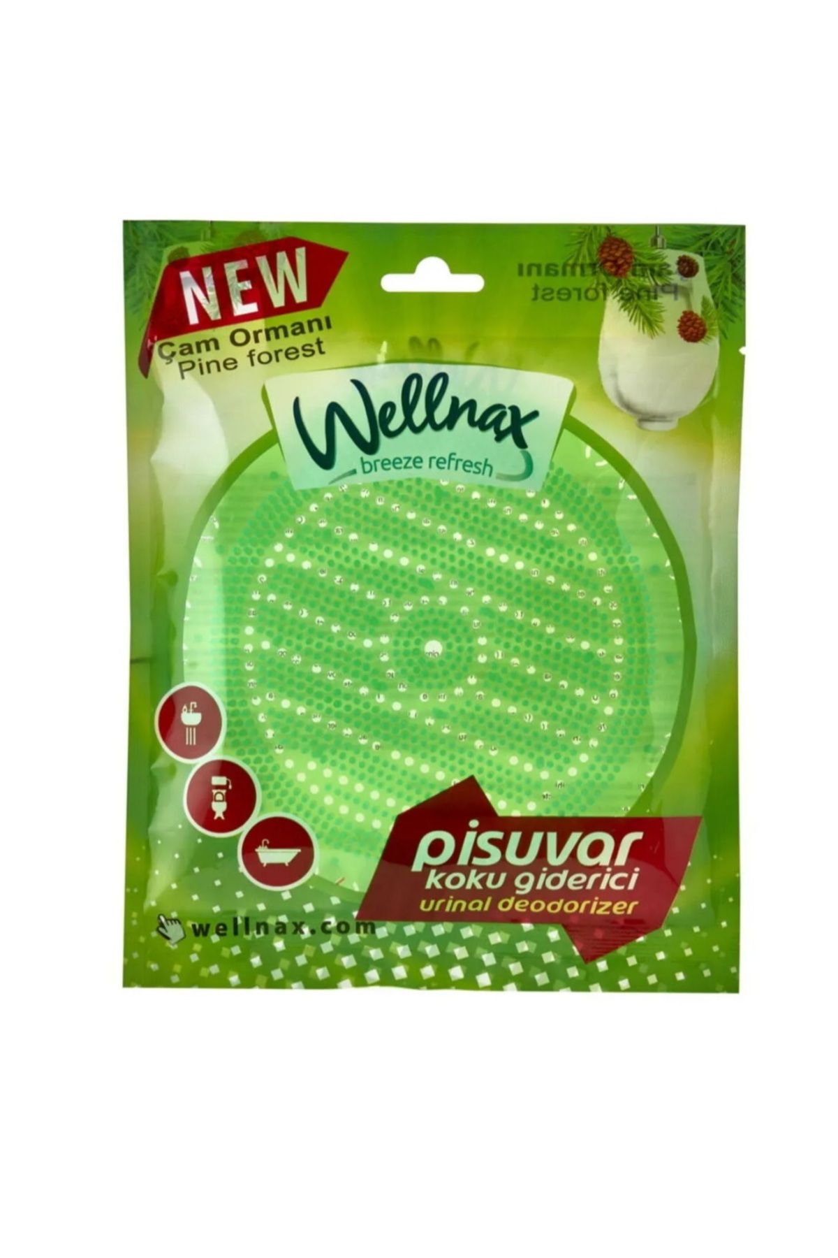 Wellnax pisuvar koku giderici süzgeci çam ormanı kokulu