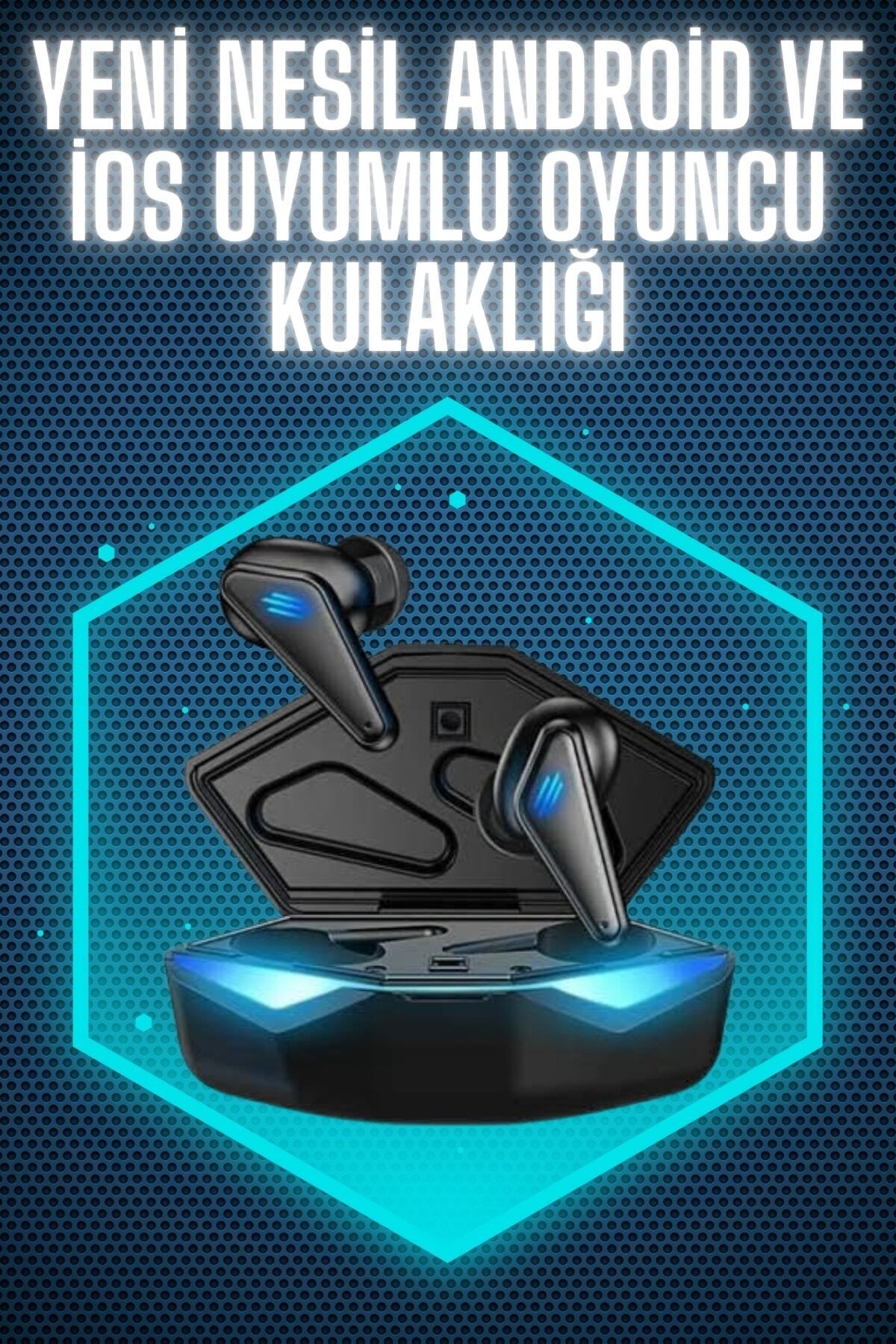 ASTRALTECH Wireless Gaming Kulaklık Mikrofonlu Bluetooth Oyuncu Kulaklığı