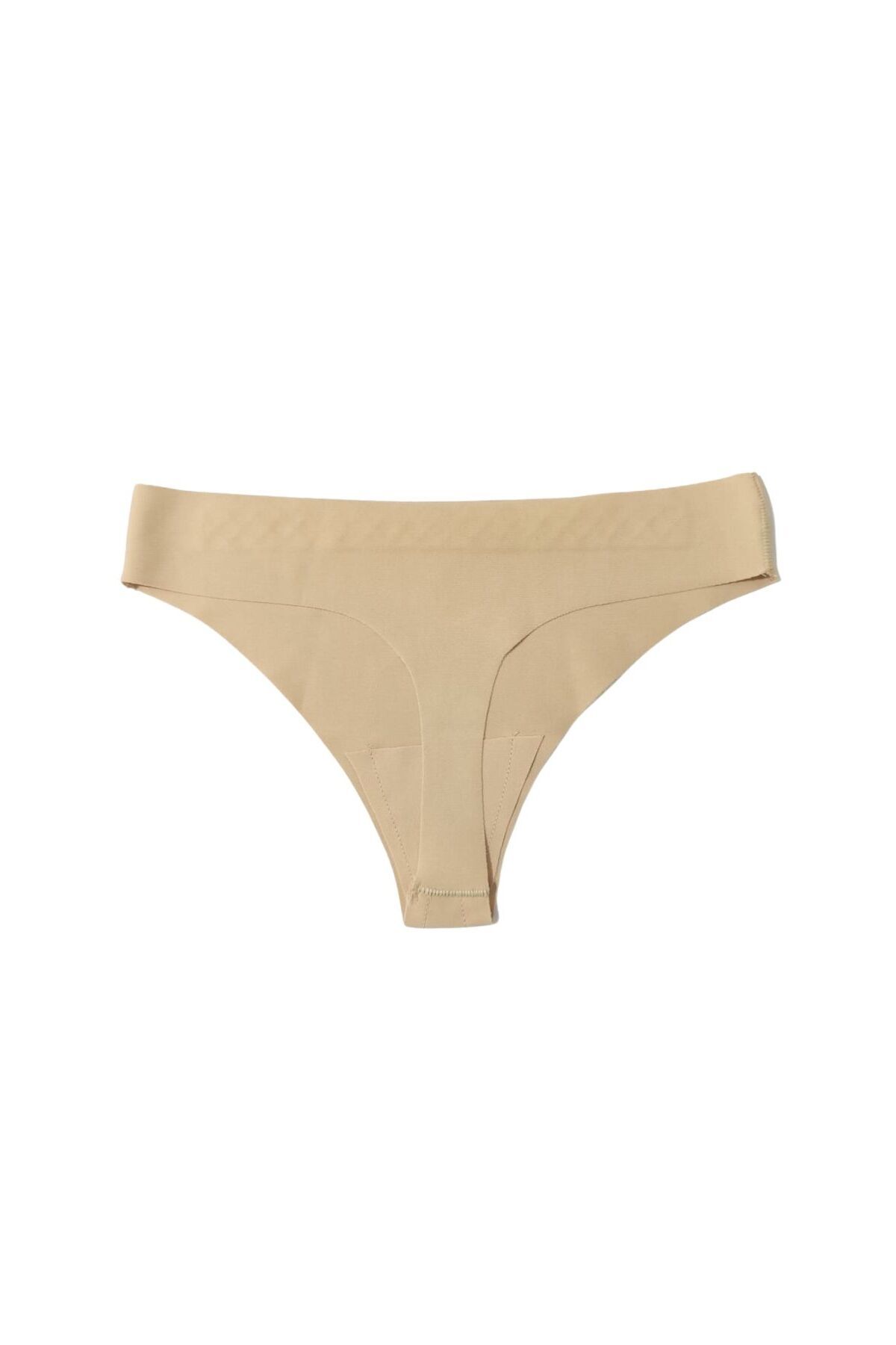 Malinka-Non-Slip Non-Marking Soft Seamless Cotton Thong String Laser Cut Soft Panties 4