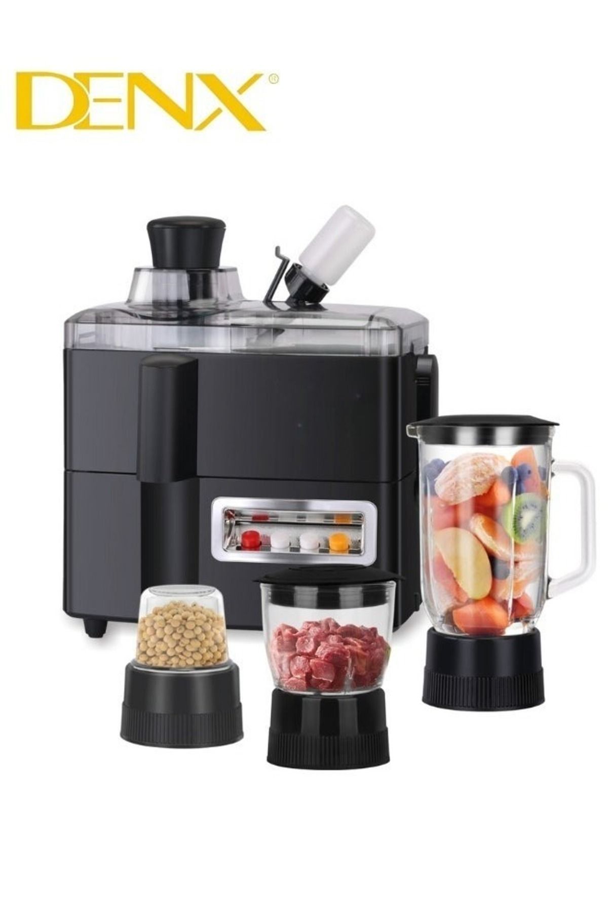 Denx-4-in-1 Food Processor with 29 Functions 800 Watts DX2500 3