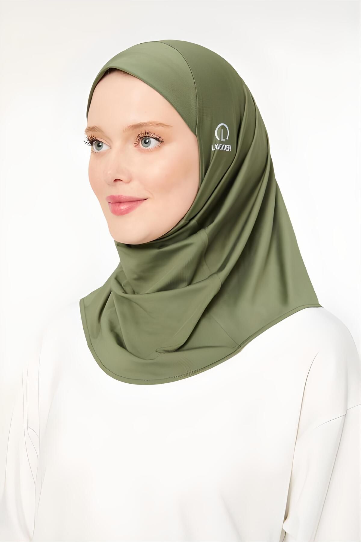 Melodi Scarf Kadın Tesettür Hijab Deniz Havuz Spor Uyumlu Bone