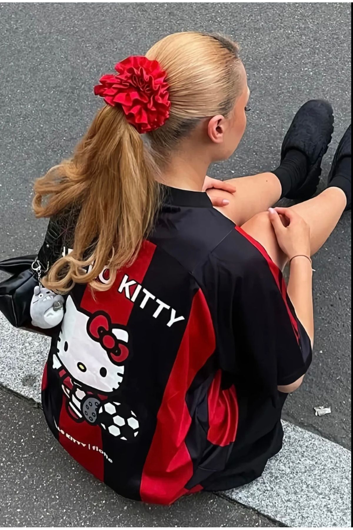 DENOKMODA Sanrio Hello Kity Unisex Jersey Forma